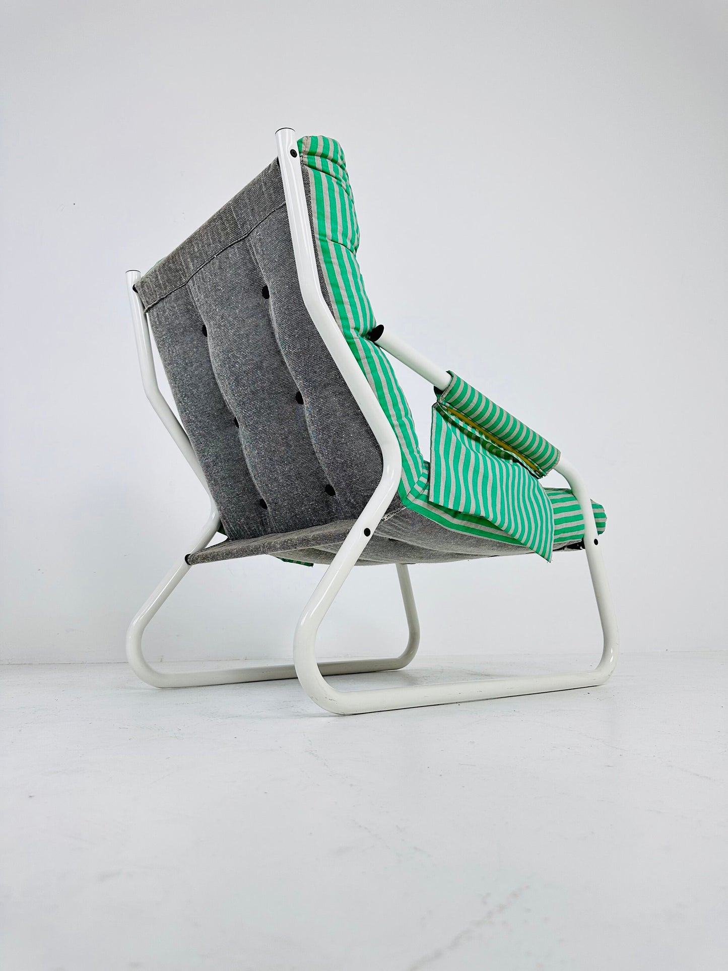 Rare Bauhaus design Armchair By Gillis Lundgren for Ikea Sweden 1970s