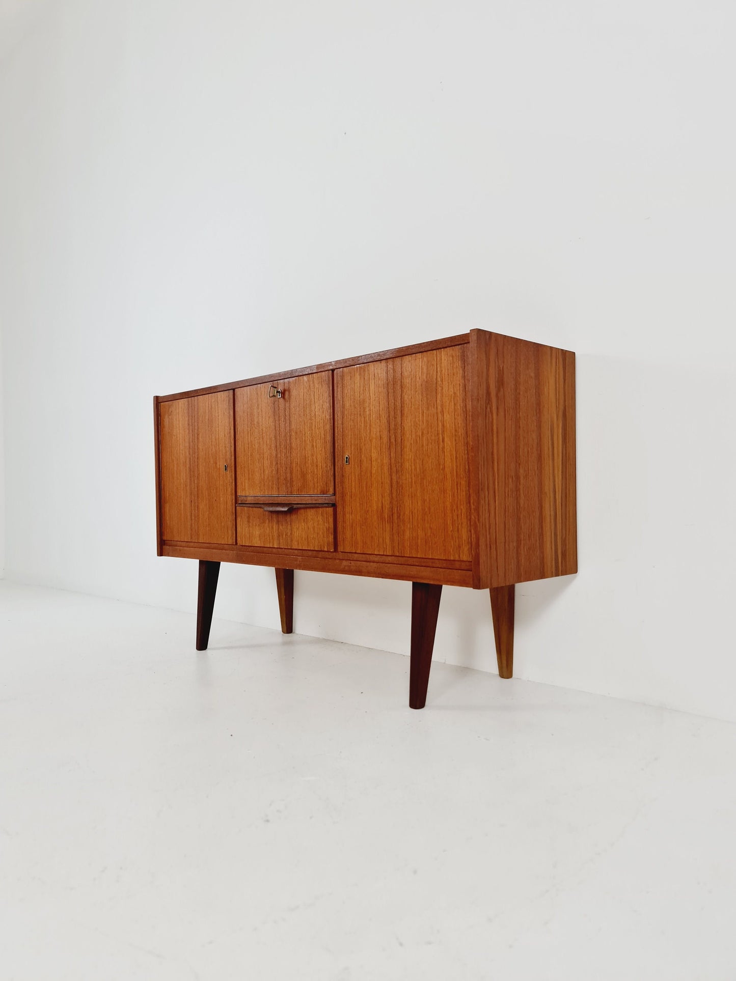 Mid Century Modern German teak Sideboard By Musterring international , 1960s