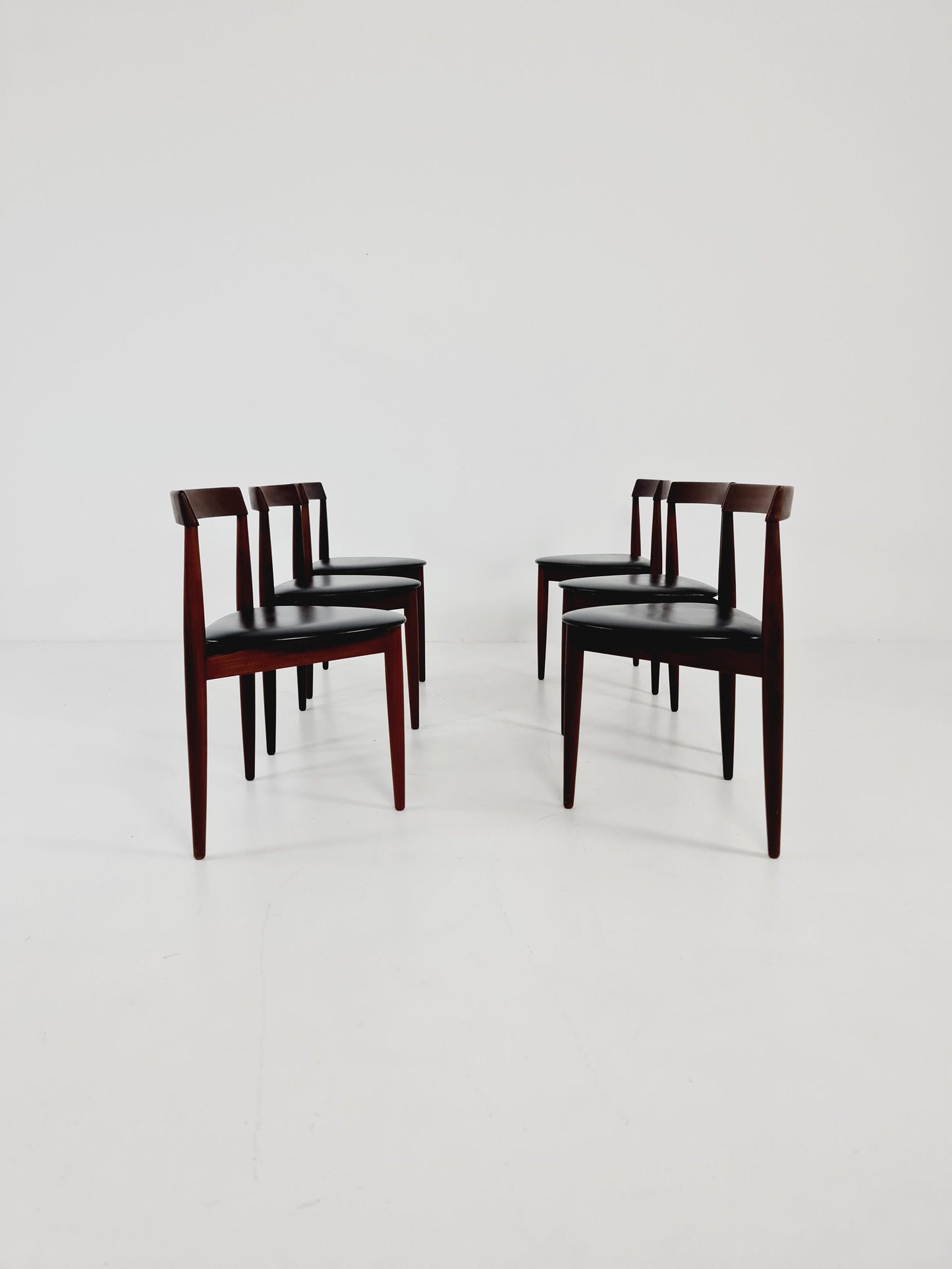 Danish Modern Chairs by Hans Olsen for Frem Rojle, Set of 6, 1960s