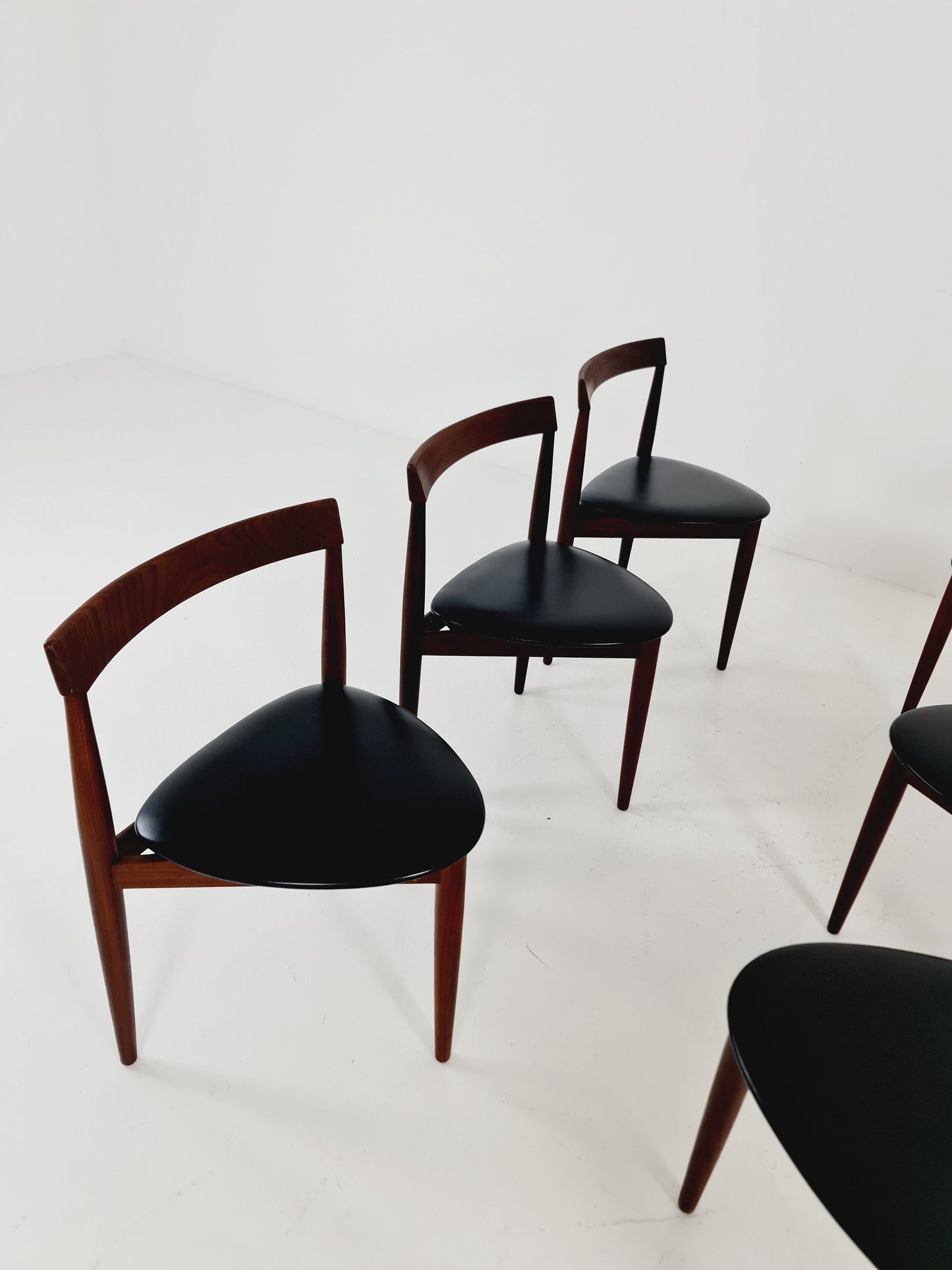 Danish Modern Chairs by Hans Olsen for Frem Rojle, Set of 6, 1960s