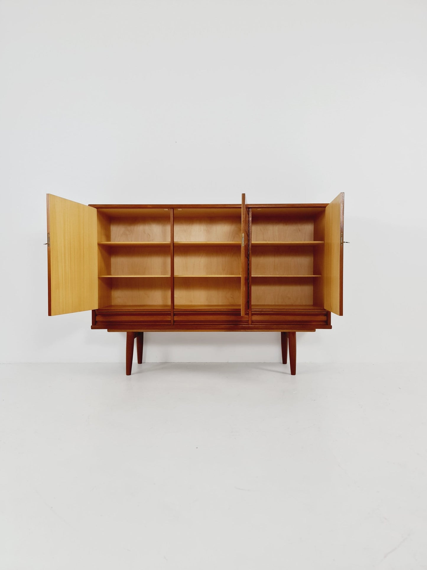 Mid-Century Modern Norwegian highboard, Sideboard for Sörheim MöbelFabrik Nesttun, 1960s