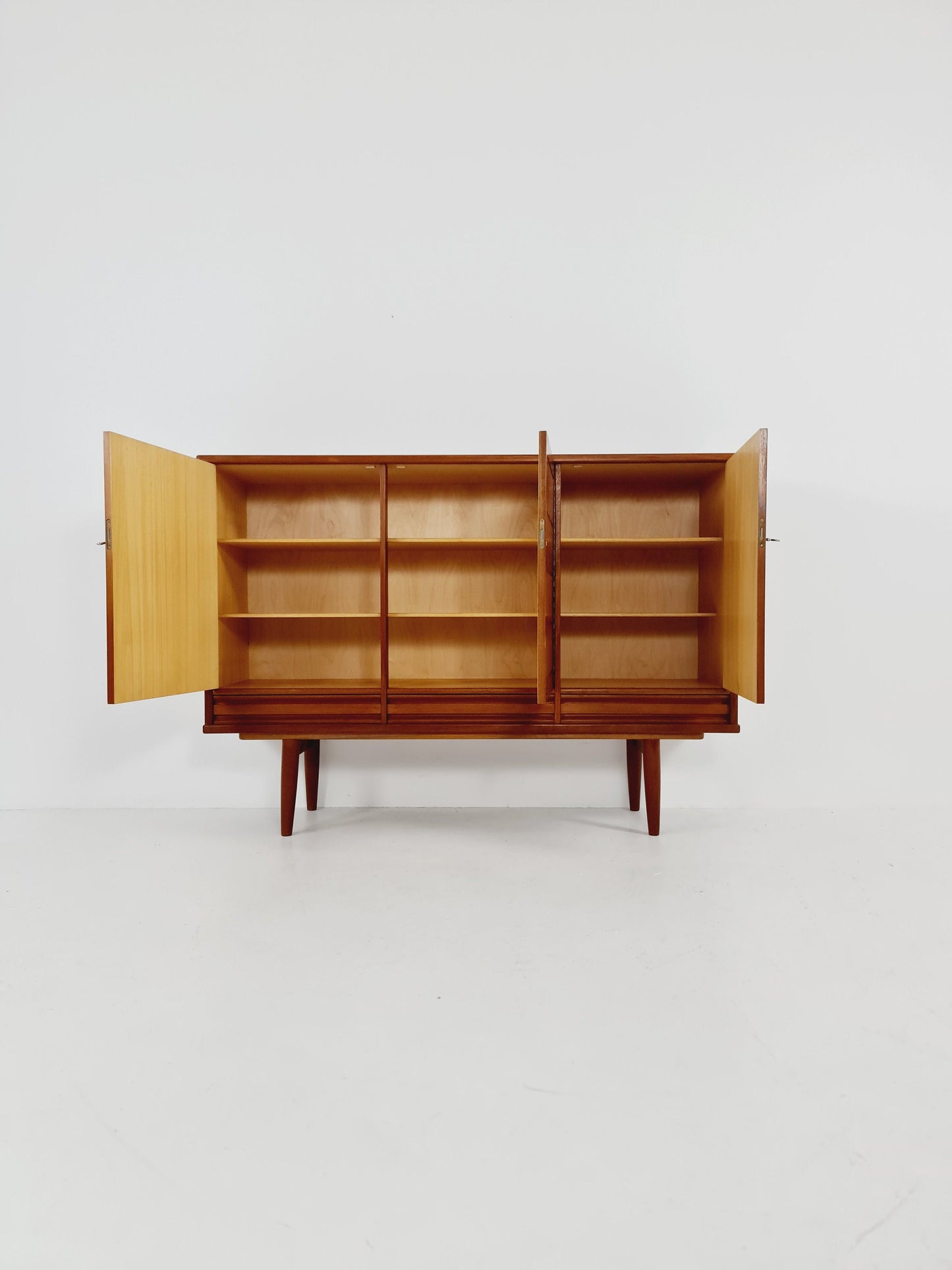Mid-Century Modern Norwegian highboard, Sideboard for Sörheim MöbelFabrik Nesttun, 1960s