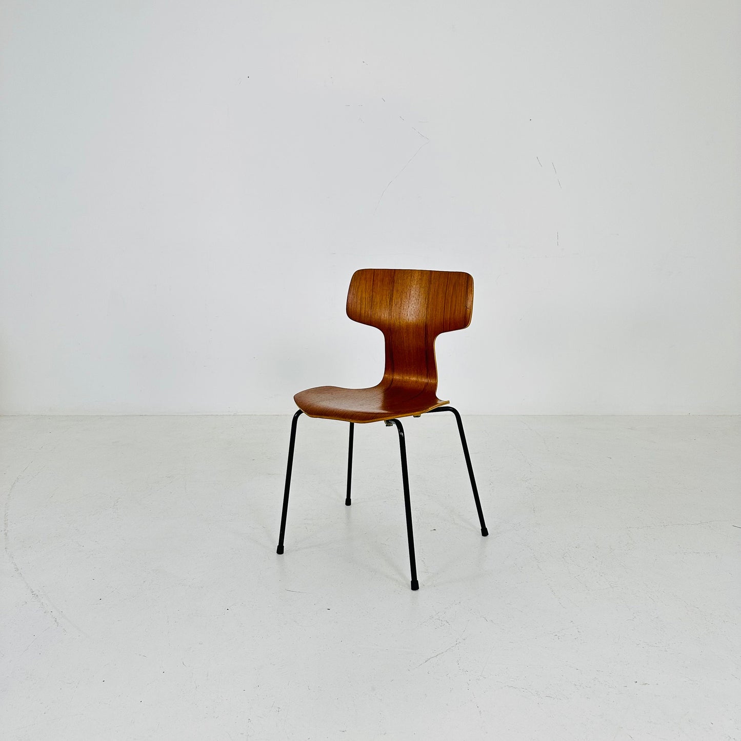 Modell 3103 Hammer Teak chair by Arne Jacobsen for Fritz Hansen, Denmark , 1969