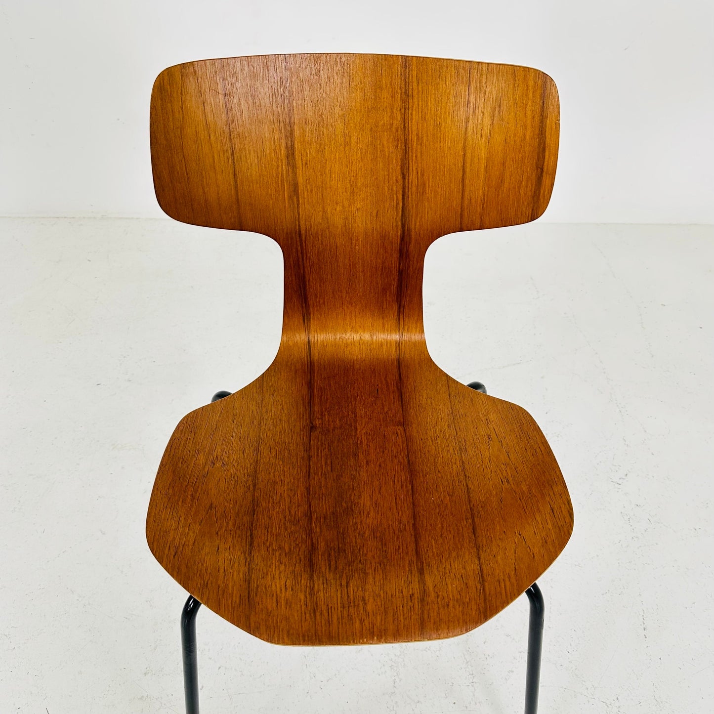 Modell 3103 Hammer Teak chair by Arne Jacobsen for Fritz Hansen, Denmark , 1969