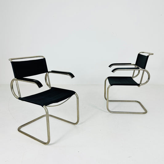 Set of 2 Marcel Breuer Bauhaus Cantilever D40 Chais By Tecta 1960s