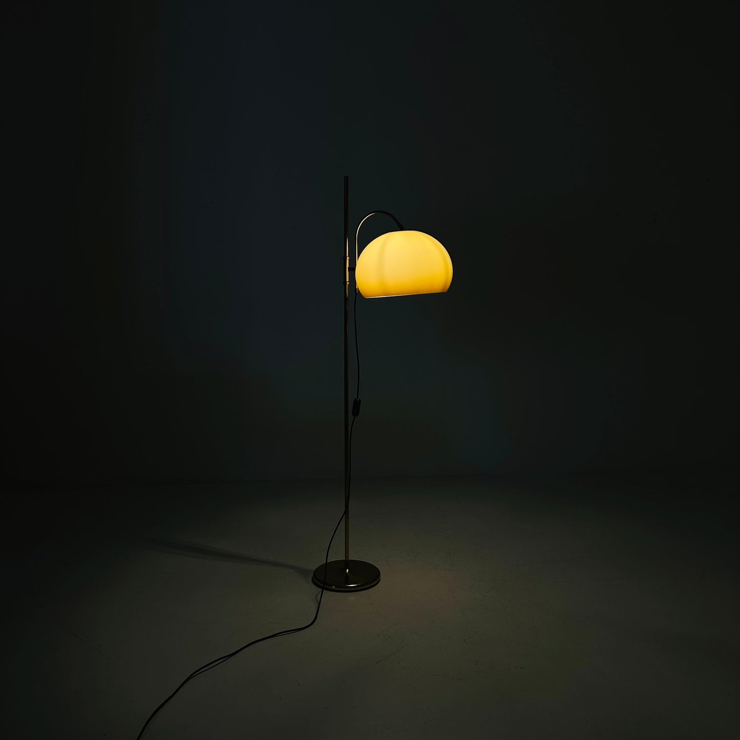 Vintage Space Age Light Guzzini Lucerna adjustable floor lamp Italy 1970s