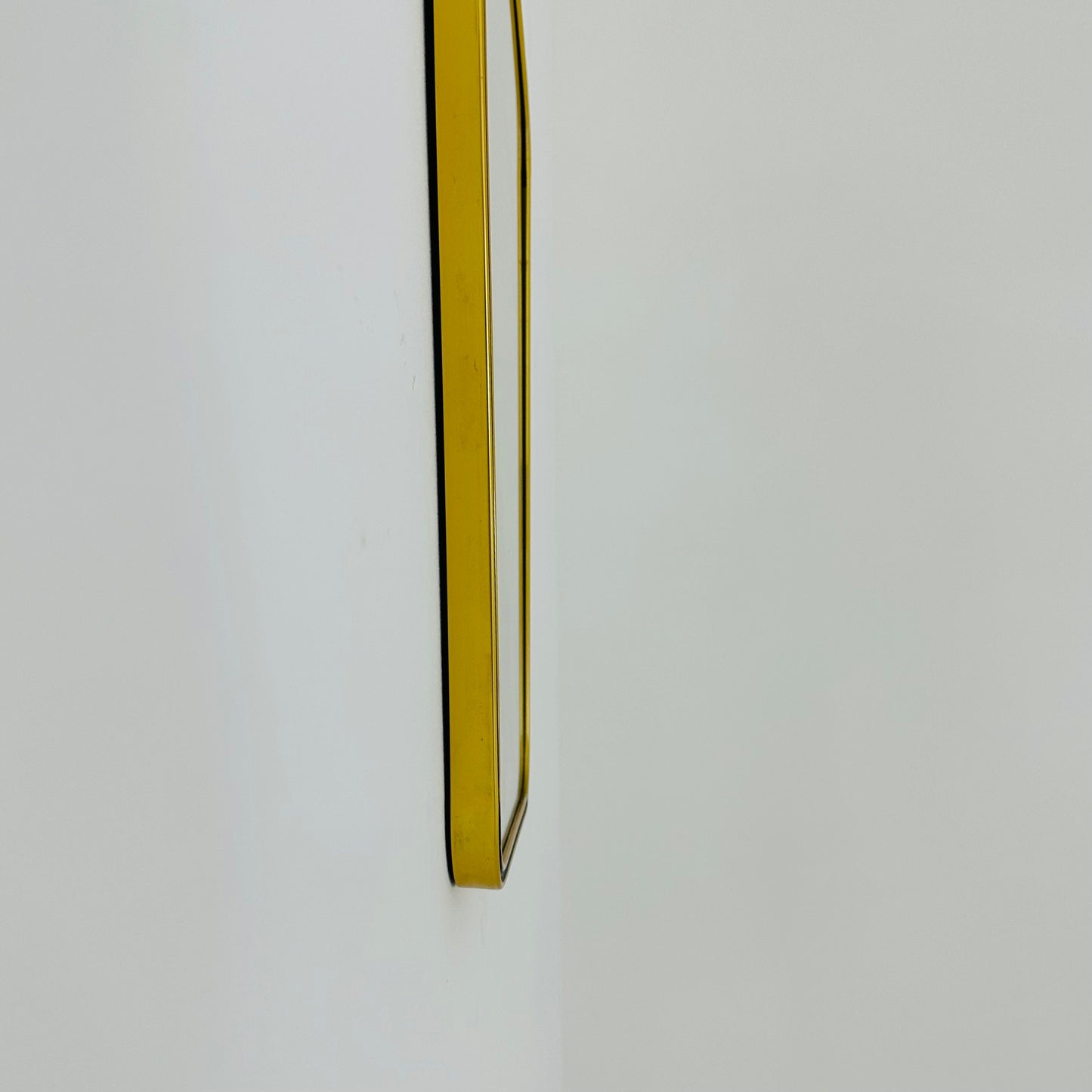 Mid century Original beautiful brass wall mirror. 1960s