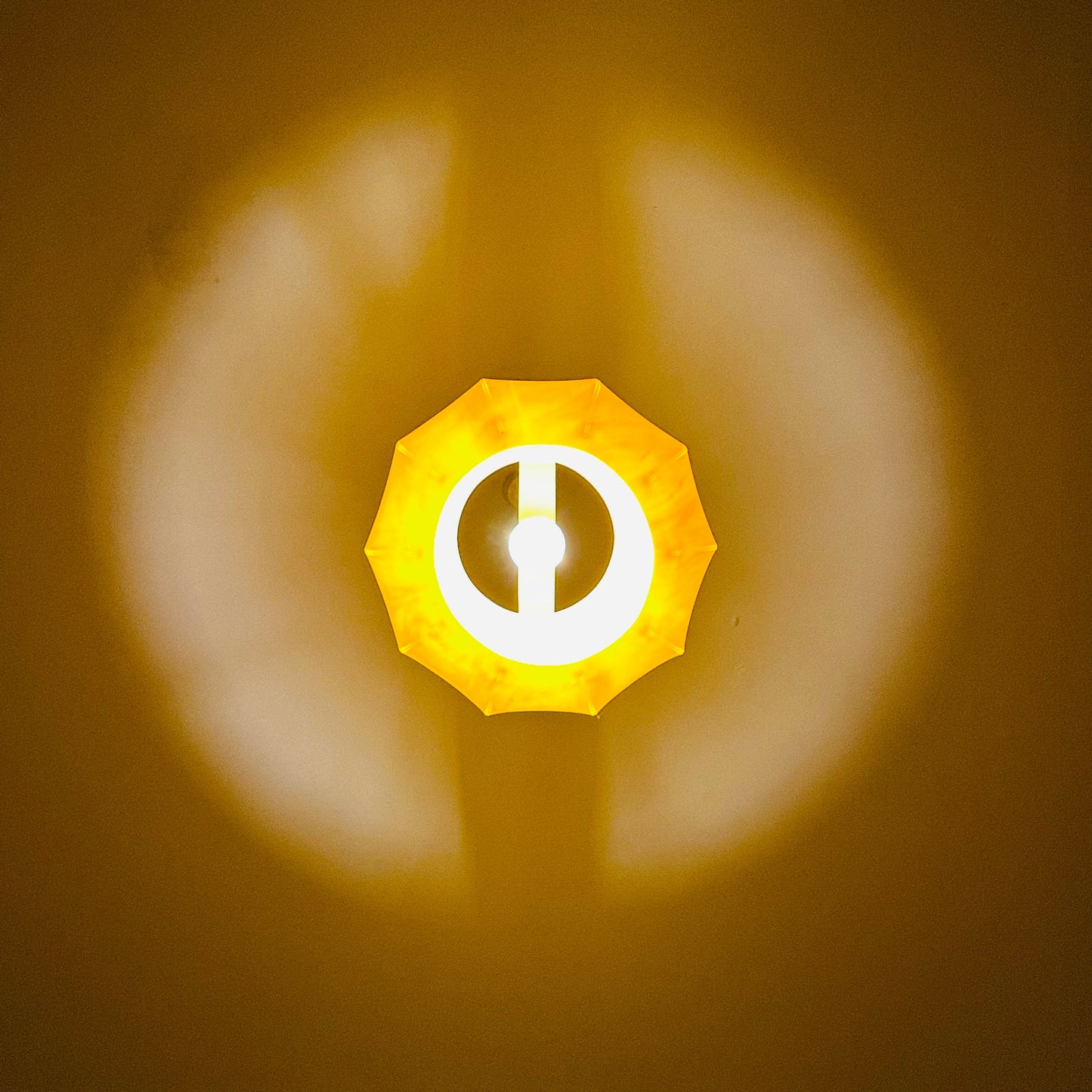 Mid century Space-age pendant lamp by Ilka Plast German 1970