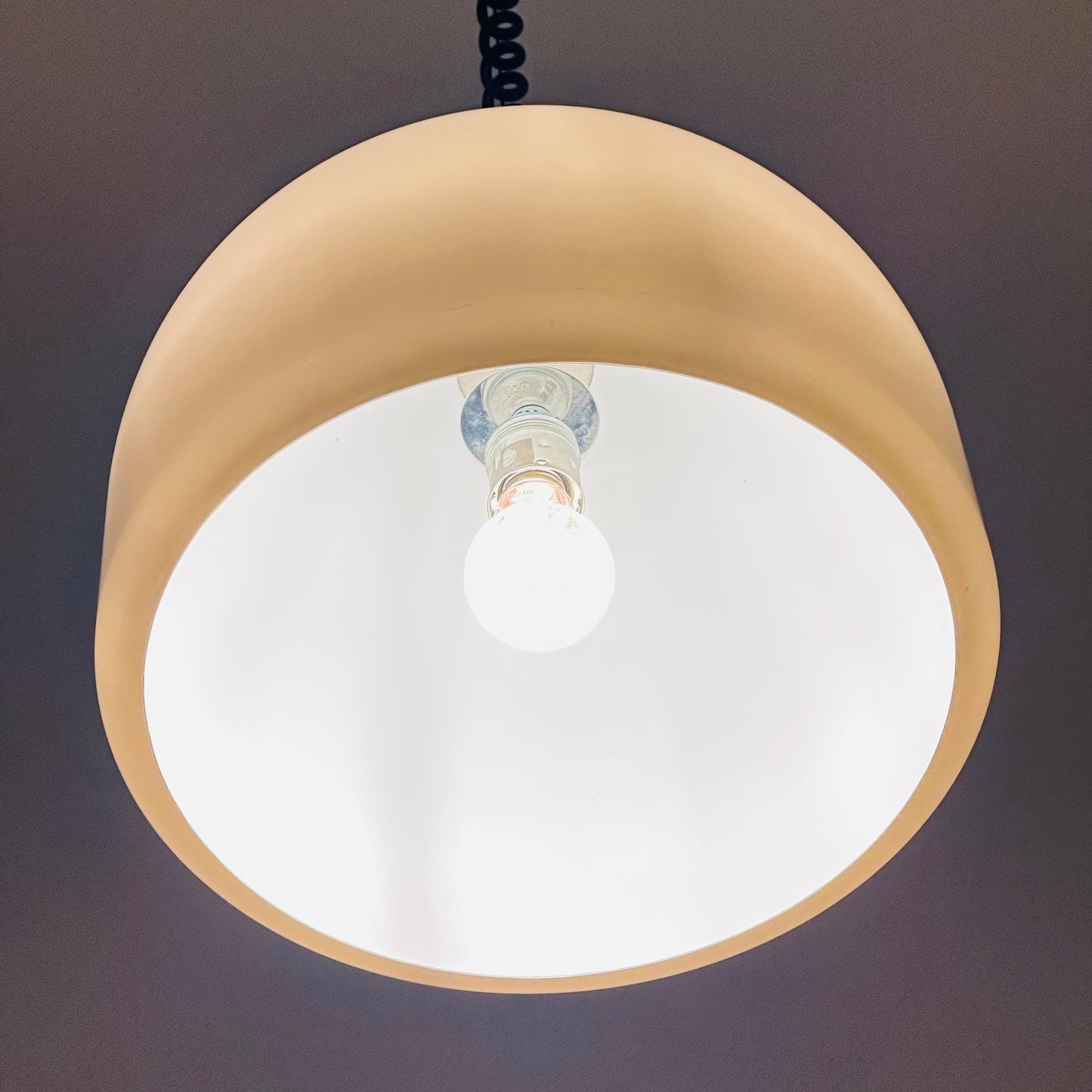 Mid-century Meblo pendant lamp designed by Harvey Guzzini Dijkstra, 1970s