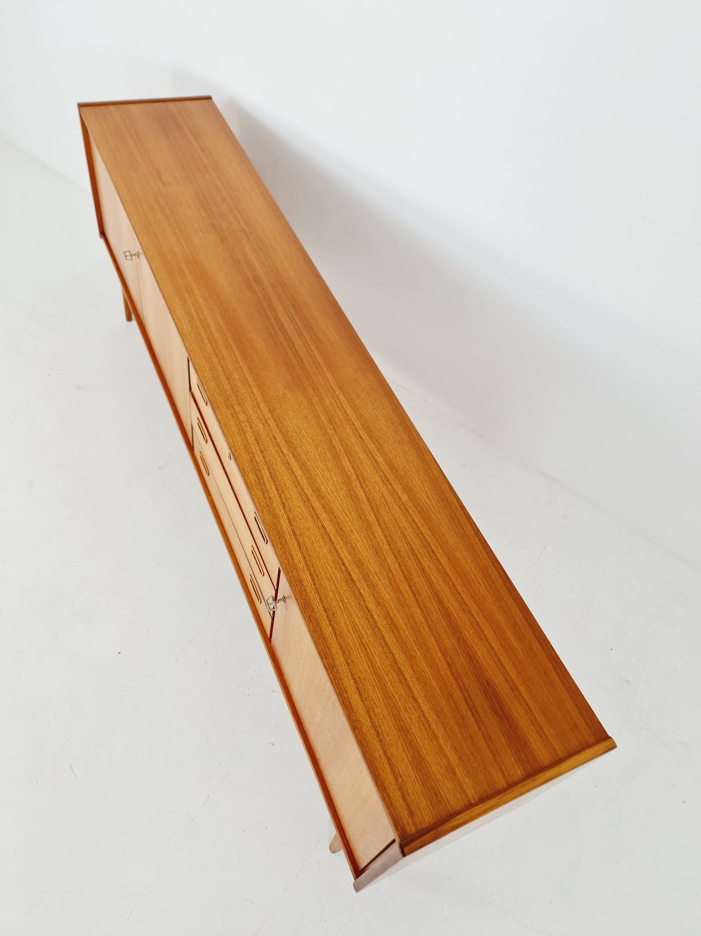 Mid Century Modern German Teak Sideboard by Bartels Möbel, 1960s