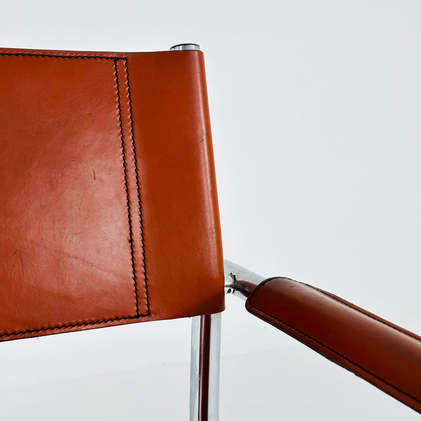 Mid century Model MG5 Centro Studio desk chair in cognac by Mart Stam & Marcel Breuer, 1970s