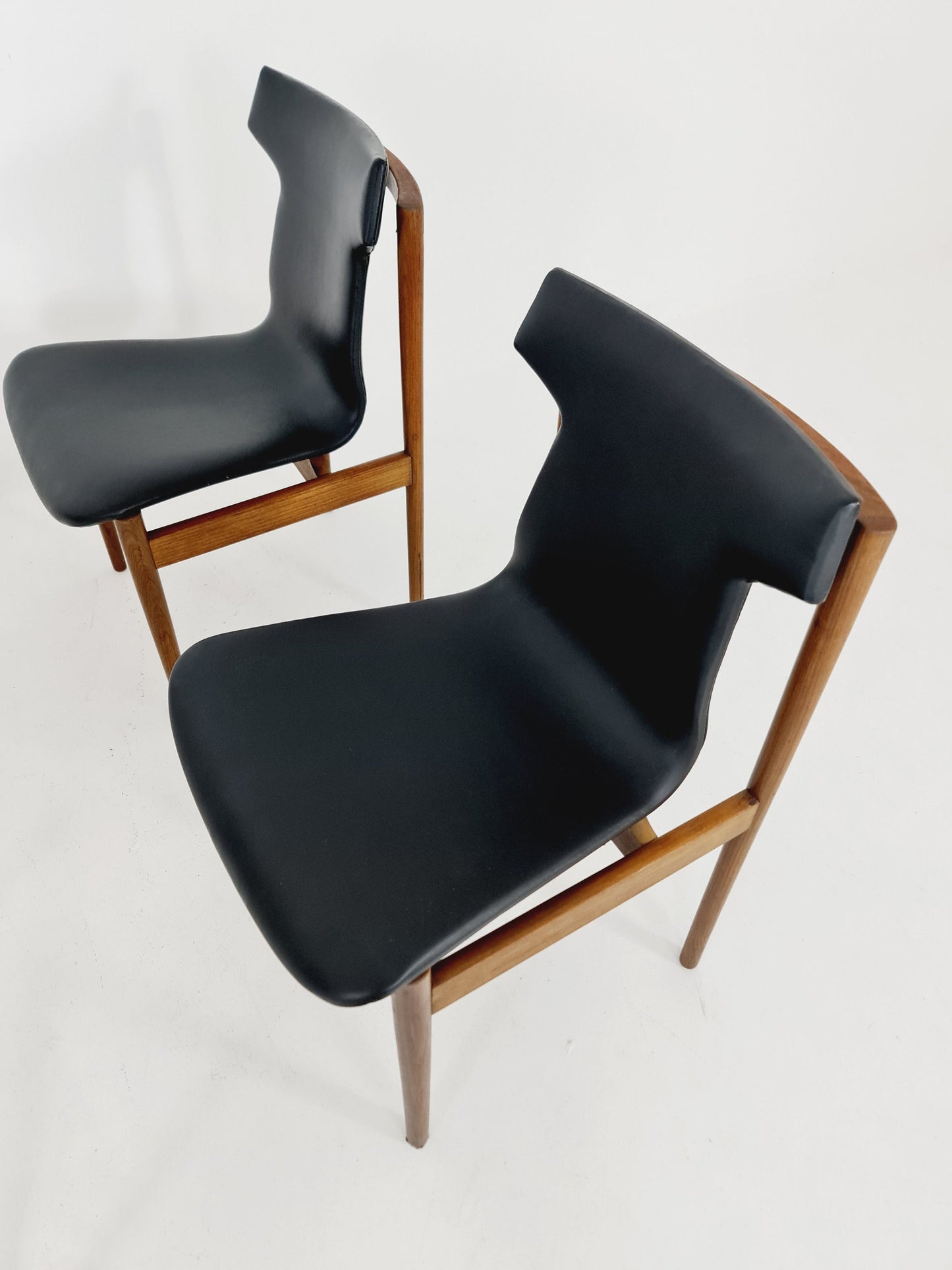 Vintage solid Rosewood dining chairs By Inger Klingenberg for Fristho Holland , 1960s, Set of 4