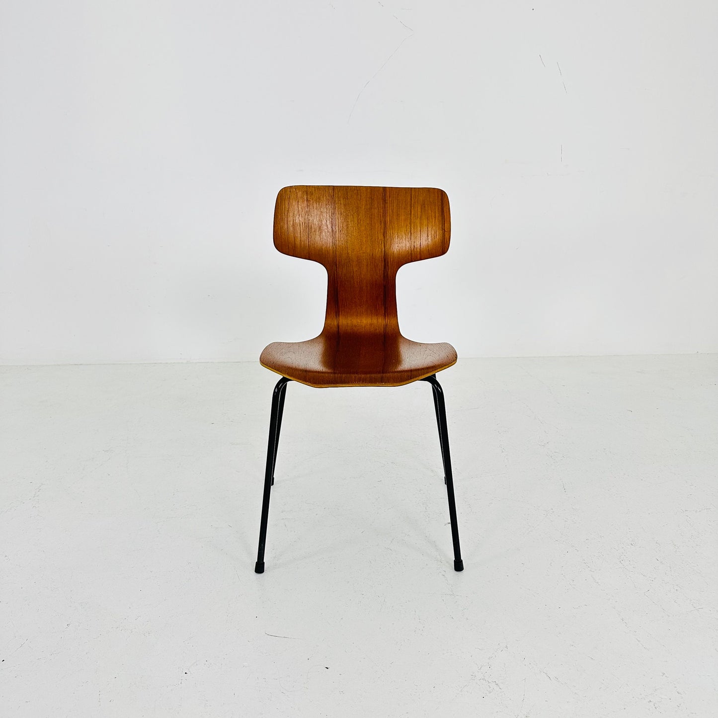 Modell 3103 Hammer Teak chair by Arne Jacobsen for Fritz Hansen, Denmark , 1969