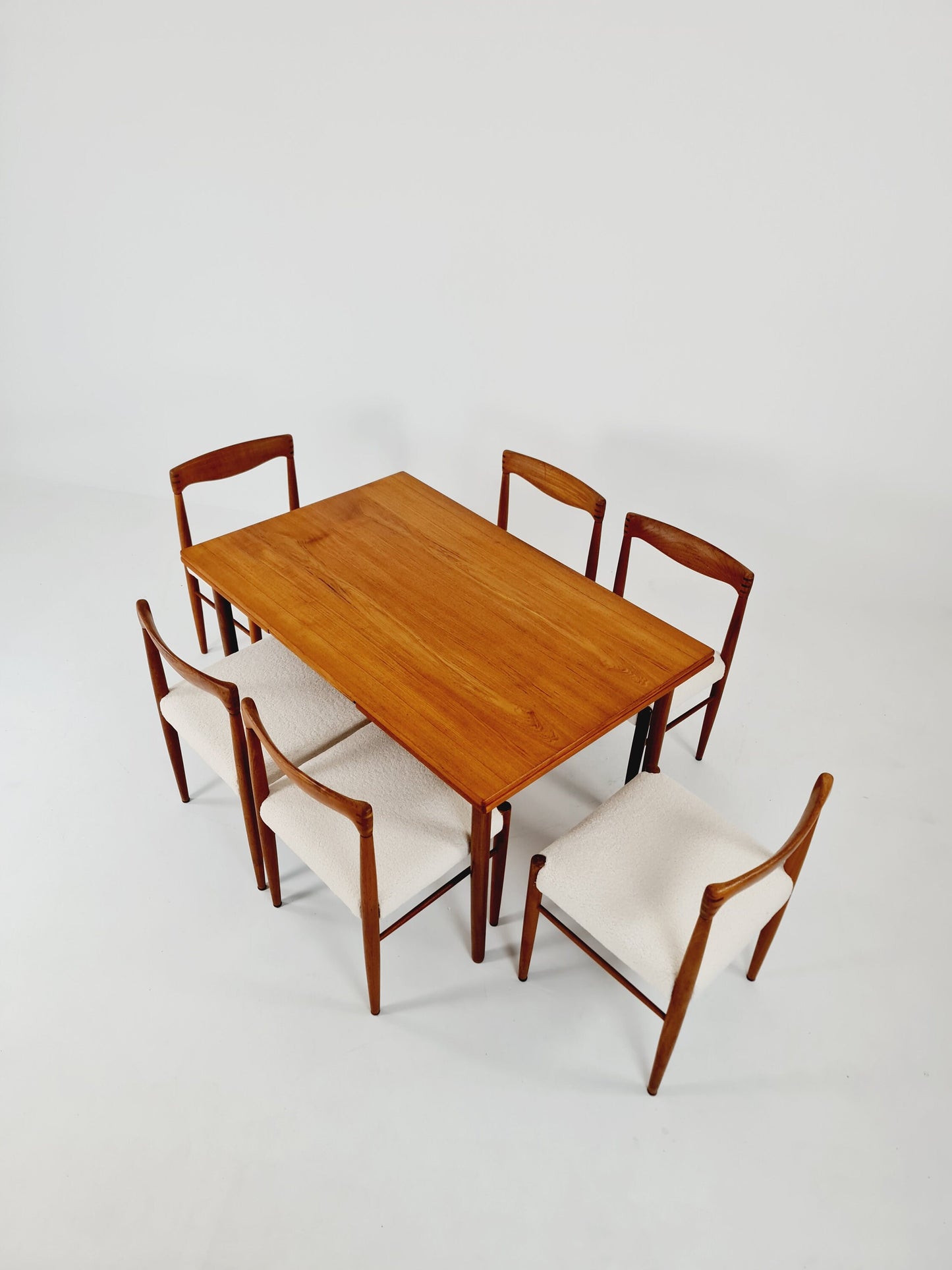 Mid century Danish Teak dining table by A.M , 1960s