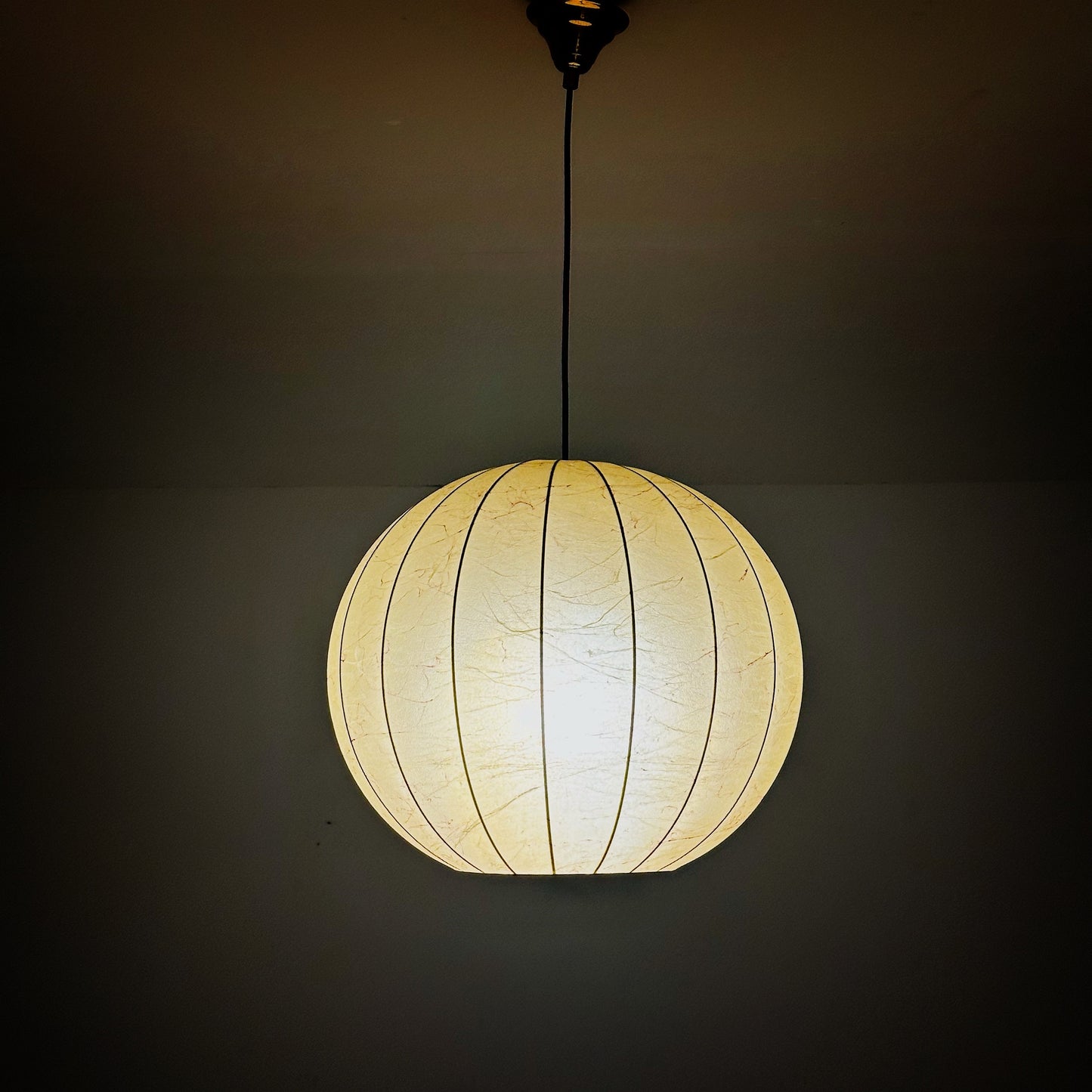 Big Space age pendant lamp by Designer Achille & Pier Giacomo Castiglioni : Bovezzo (Italy)