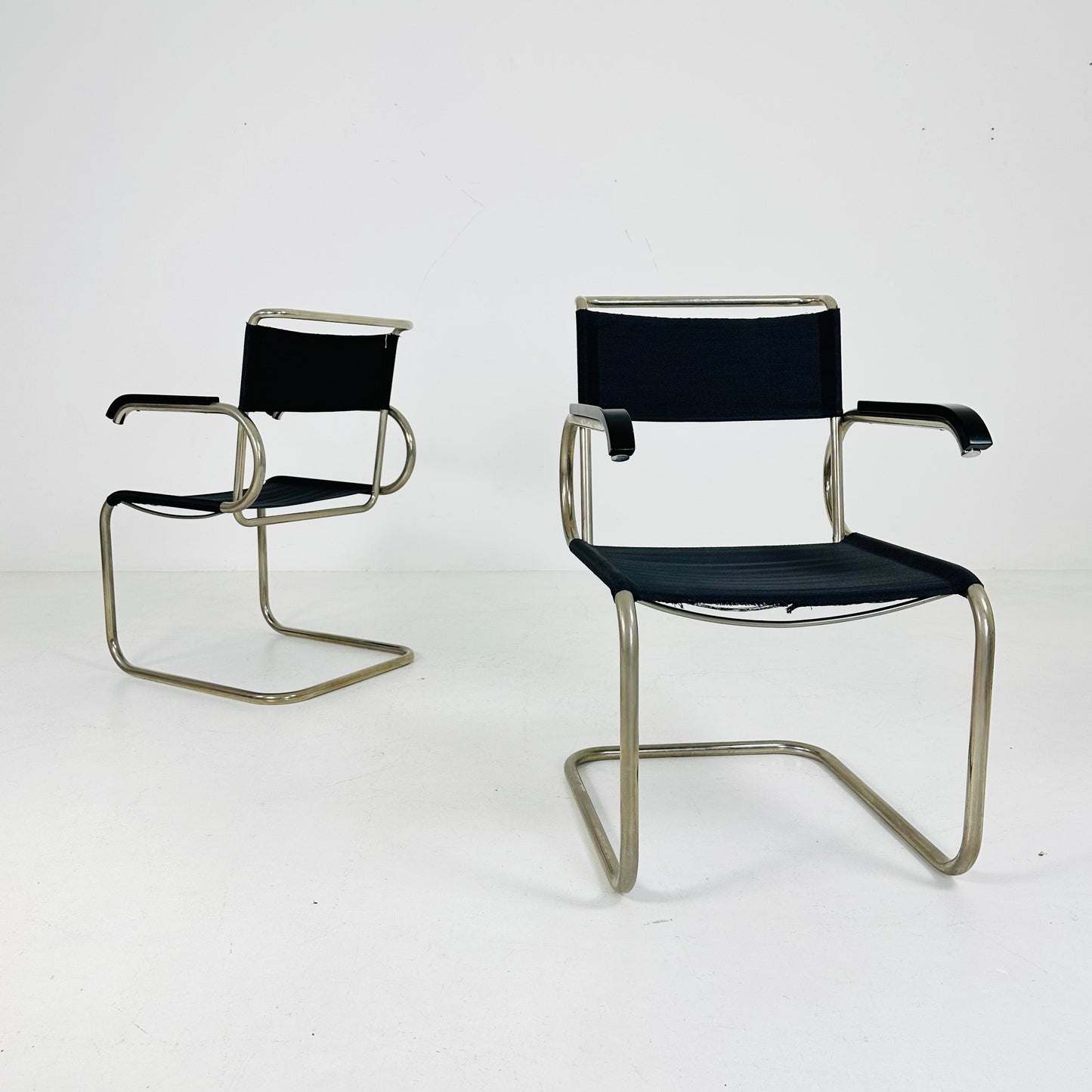 Set of 2 Marcel Breuer Bauhaus Cantilever D40 Chais By Tecta 1960s