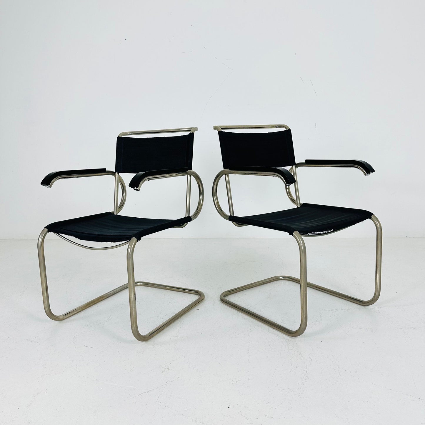 Set of 2 Marcel Breuer Bauhaus Cantilever D40 Chais By Tecta 1960s