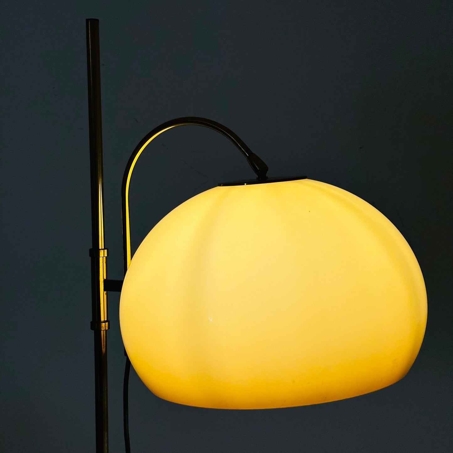 Vintage Space Age Light Guzzini Lucerna adjustable floor lamp Italy 1970s