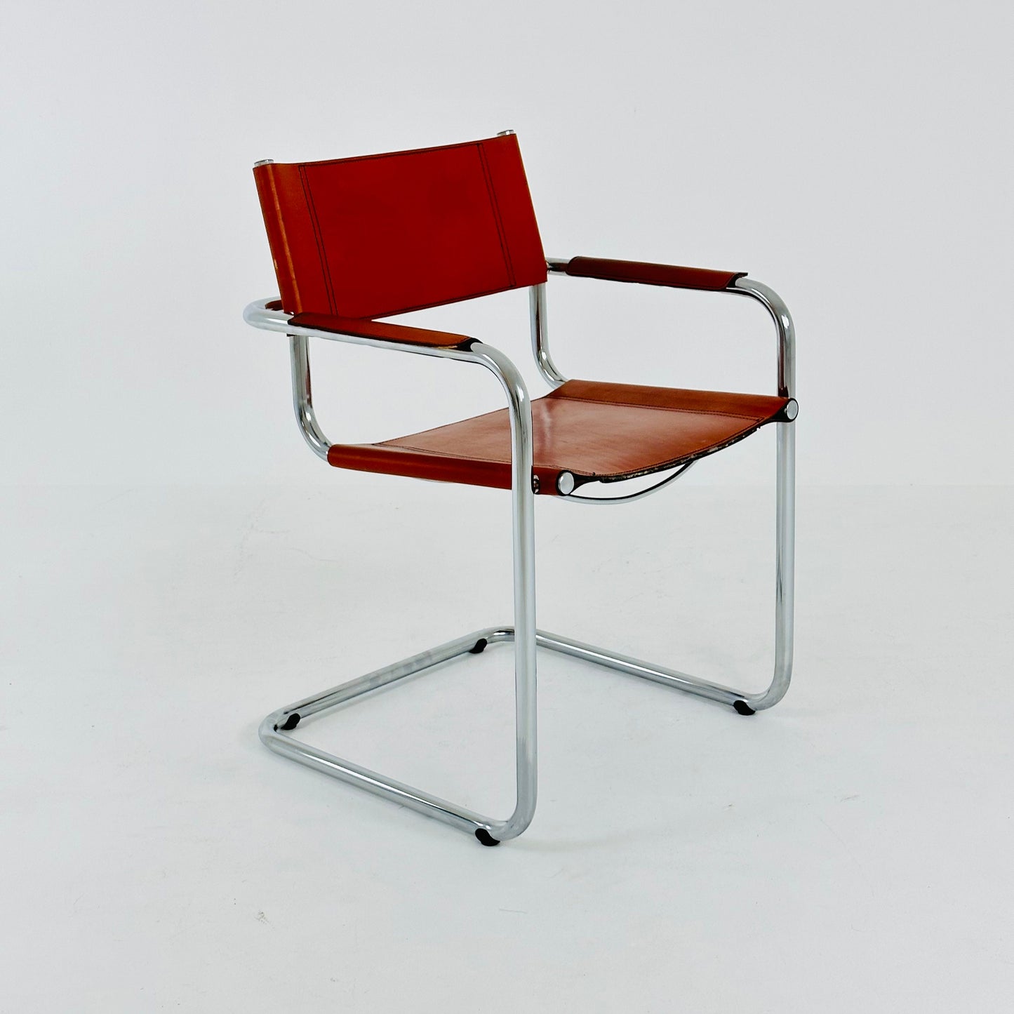 Mid century Model MG5 Centro Studio desk chair in cognac by Mart Stam & Marcel Breuer, 1970s