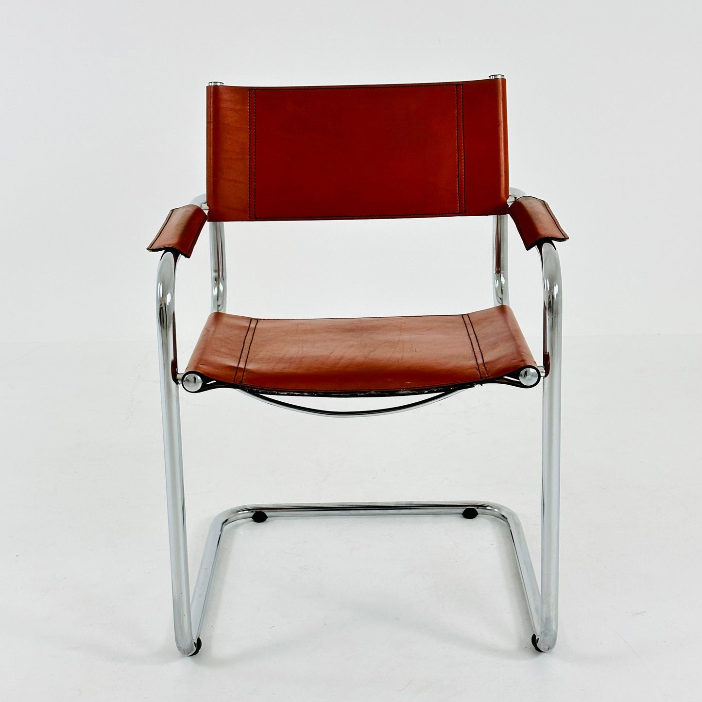 Mid century Model MG5 Centro Studio desk chair in cognac by Mart Stam & Marcel Breuer, 1970s