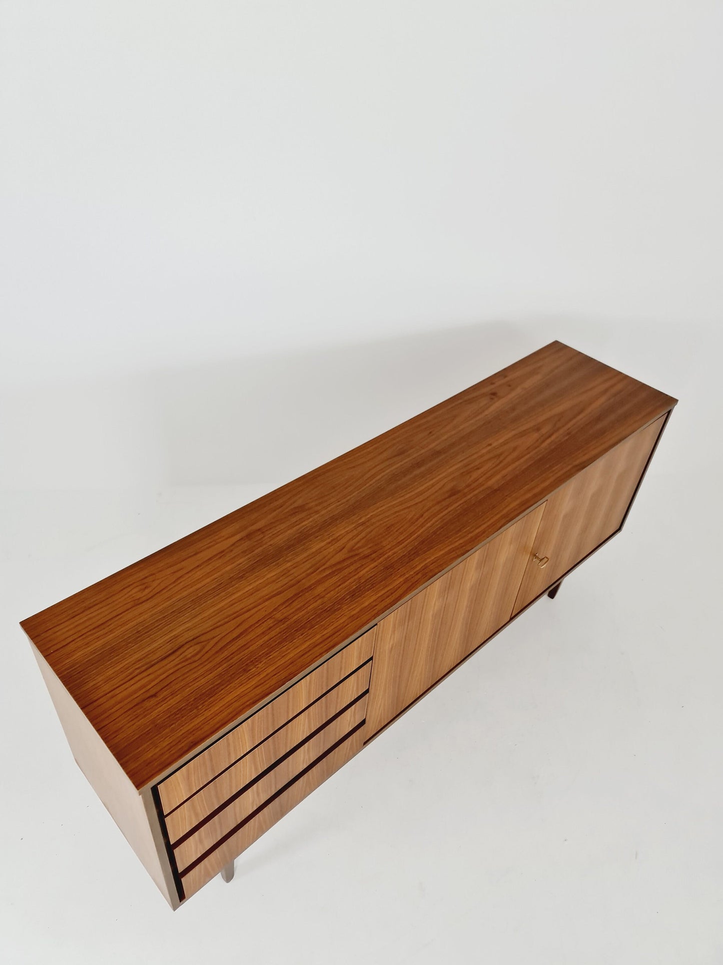 Mid Century Modern German walnut Sideboard , 1960s