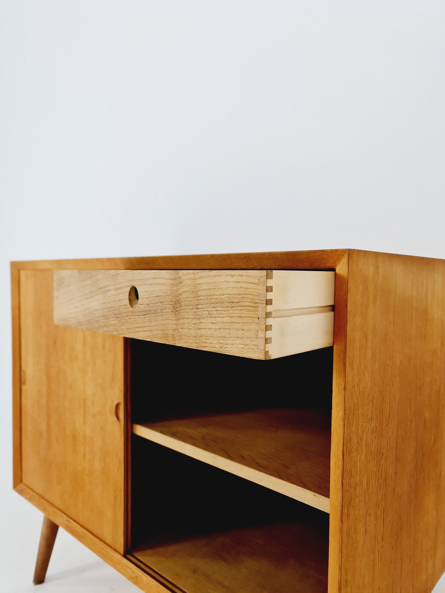 Mid-century Danish vintage Oak hallway cabinet, sideboard, By cadovious 1960s