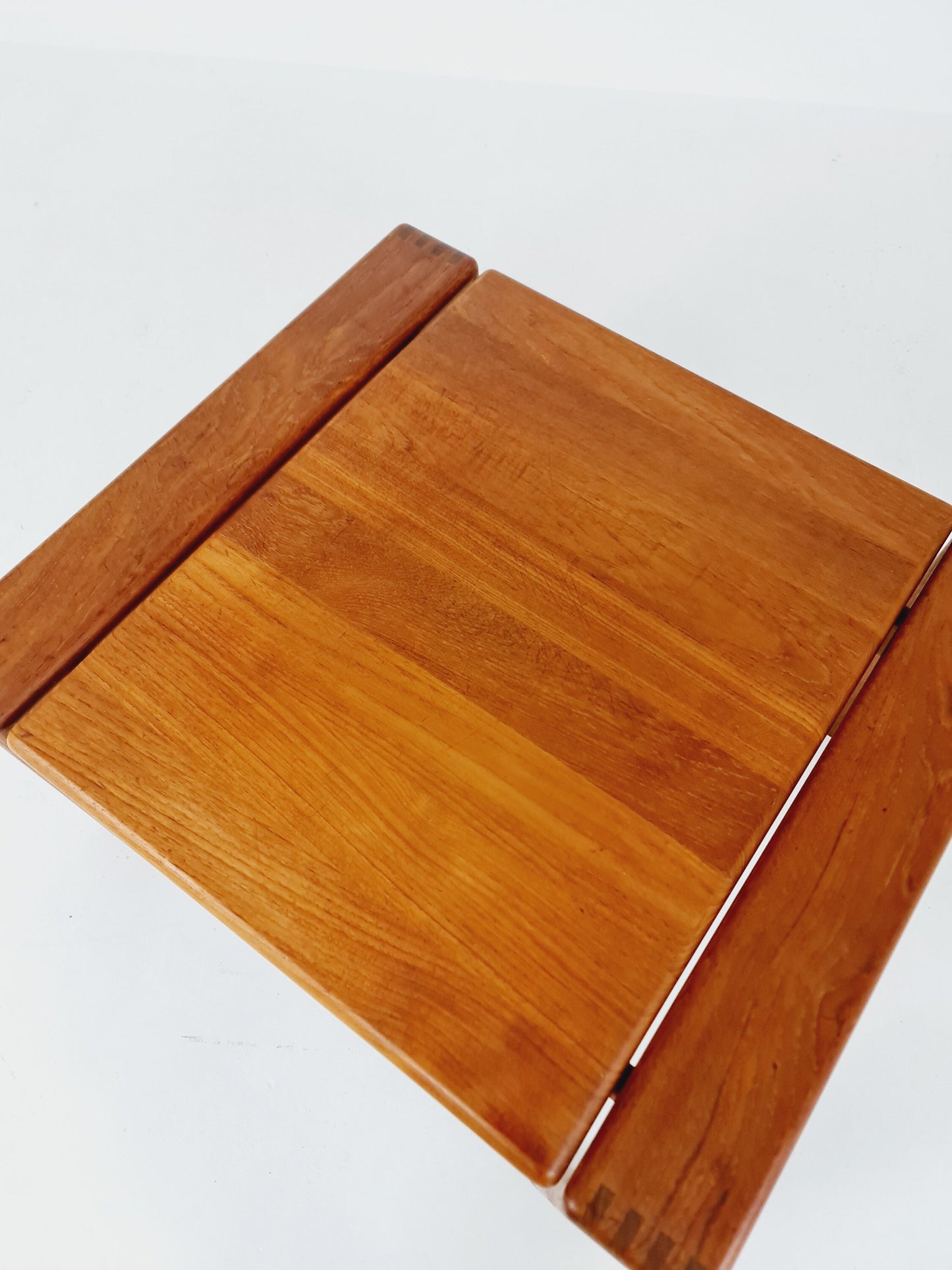 Rare Danish solid teak coffee table by EMC Møbler, 1960s