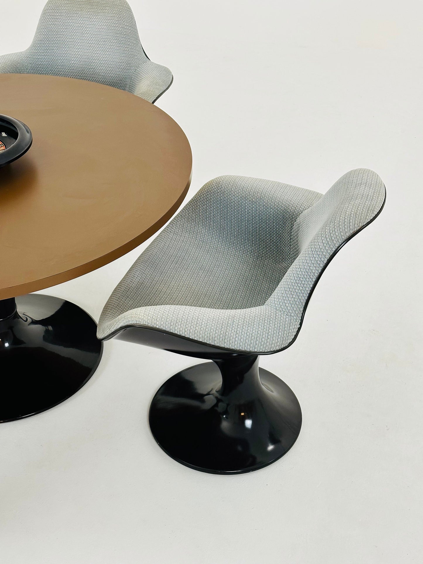Space Age Brown Plastic Dining Room Set Markus Farner Walter Grunder for Herman Miller 1970s