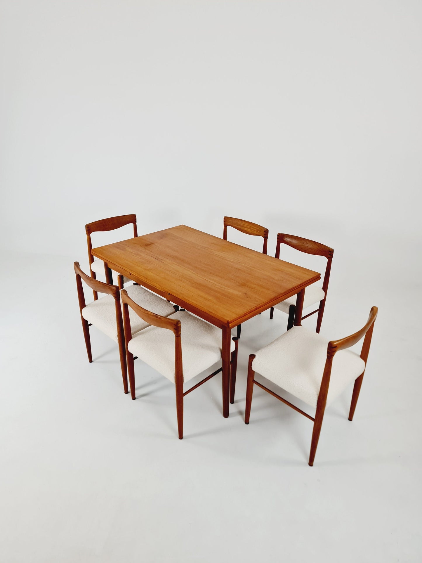 Mid century Danish Teak dining table by A.M , 1960s
