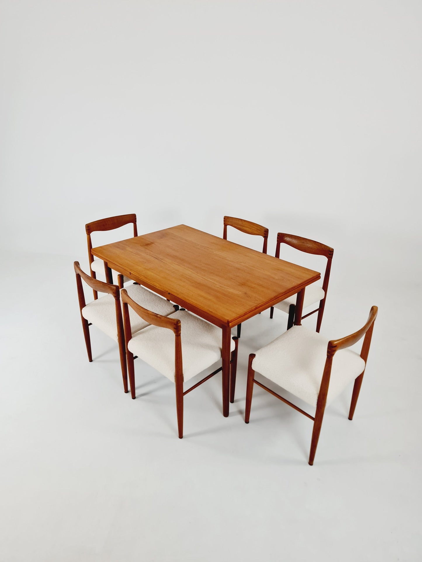 Mid century Danish Teak dining table by A.M , 1960s