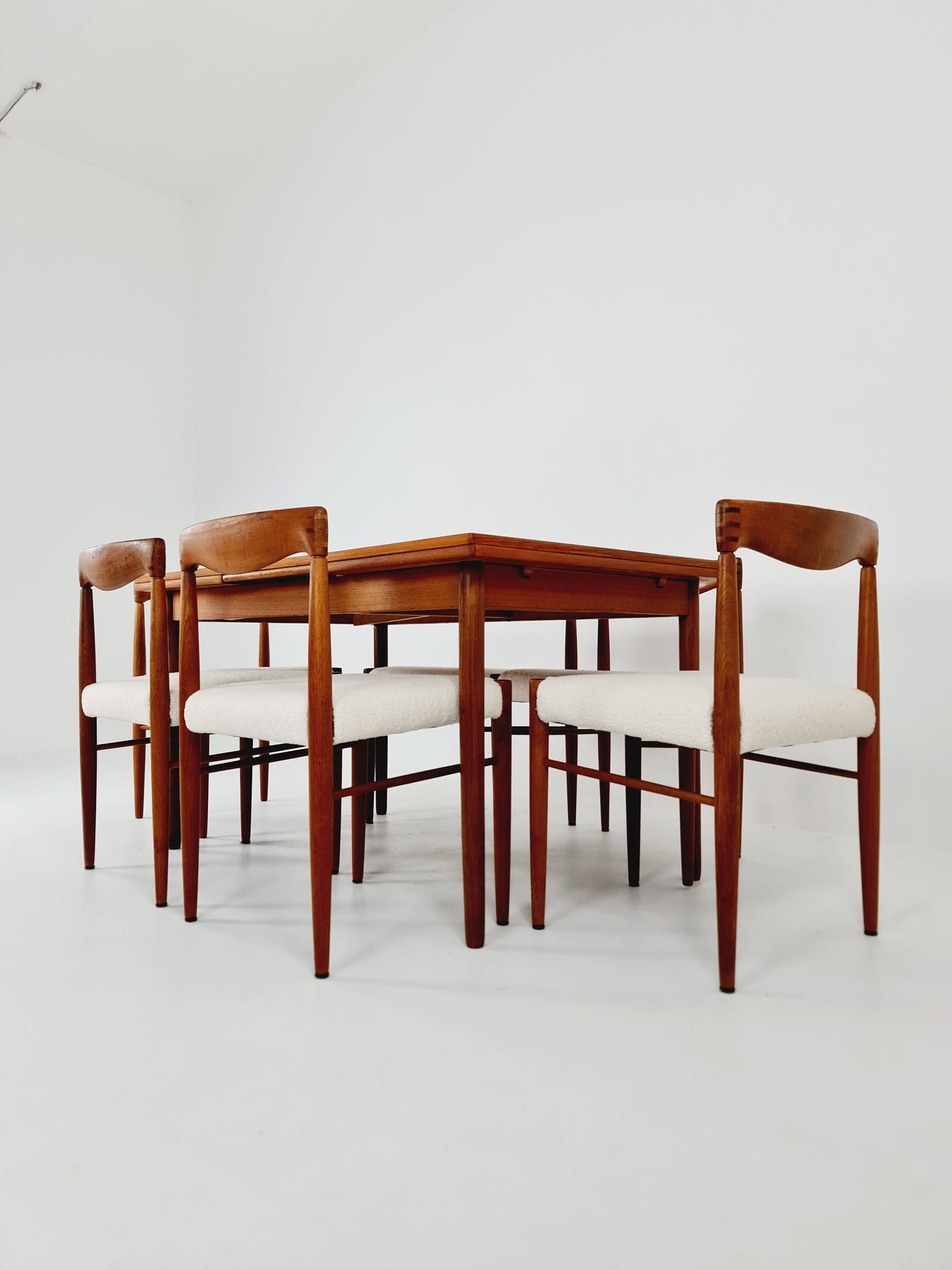 Mid century Danish Teak dining table by A.M , 1960s