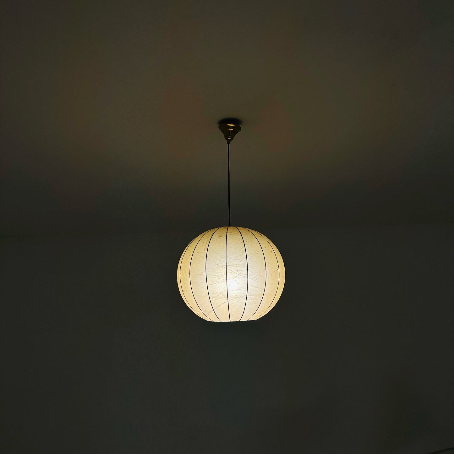 Big Space age pendant lamp by Designer Achille & Pier Giacomo Castiglioni : Bovezzo (Italy)