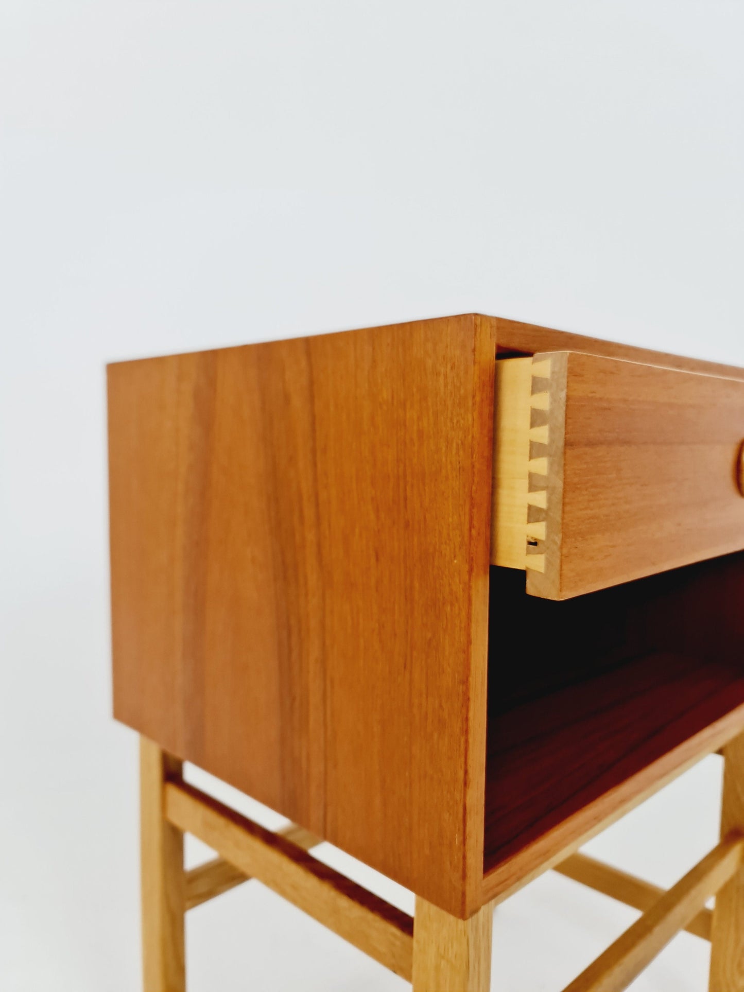 Midcentury Danish teak Side table/ Bedside table, 1960s