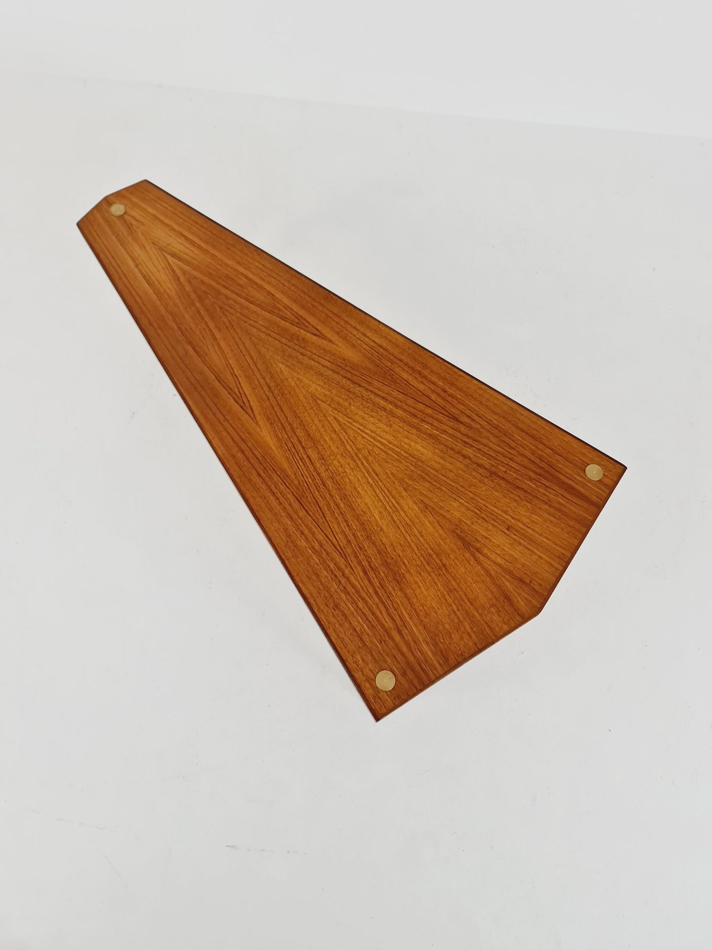 Midcentury Swedish teak & brass coffee table, 1960s