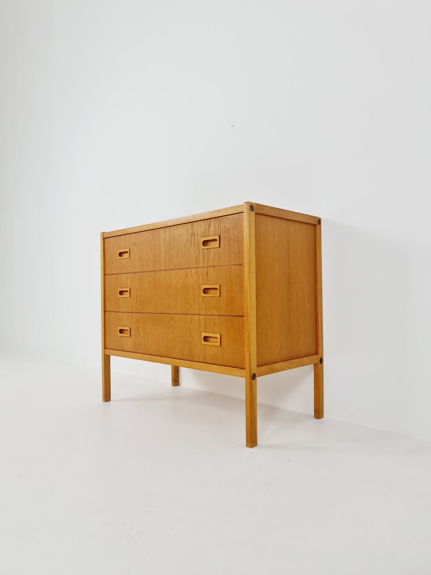 Mid century Modern oak dresser chest of drawers By Bertril Fridhagen for Bodafors, 1960s