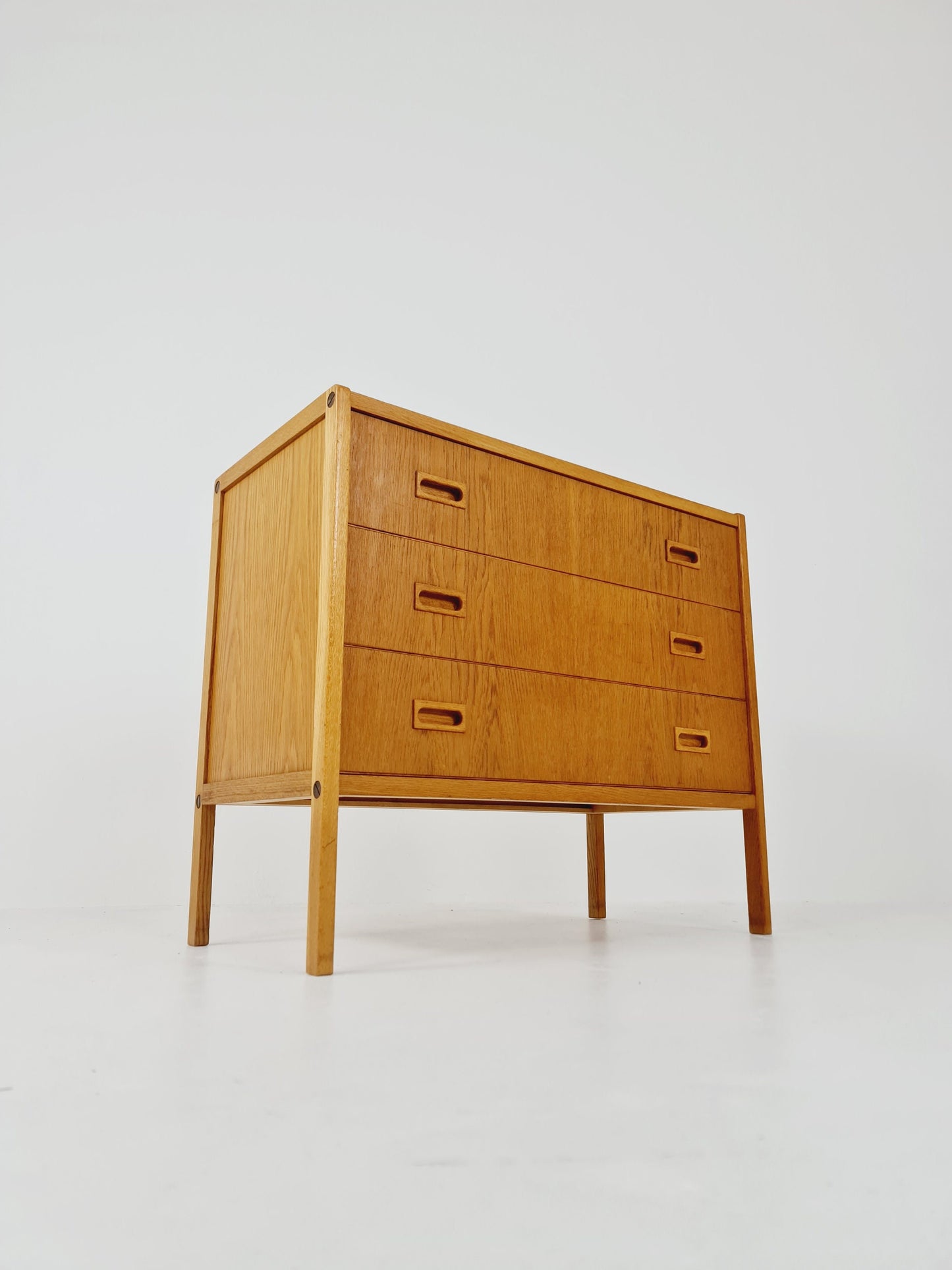 Mid century Modern oak dresser chest of drawers By Bertril Fridhagen for Bodafors, 1960s