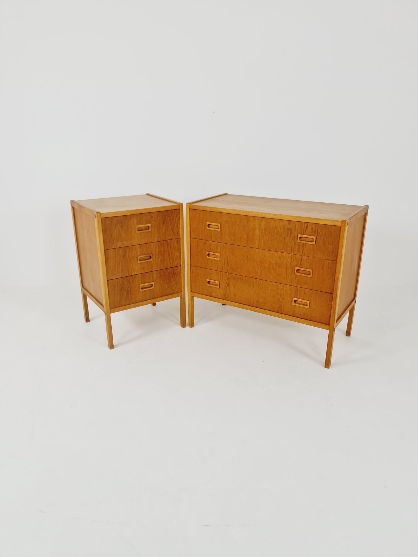 Mid century Modern oak dresser chest of drawers By Bertril Fridhagen for Bodafors, 1960s