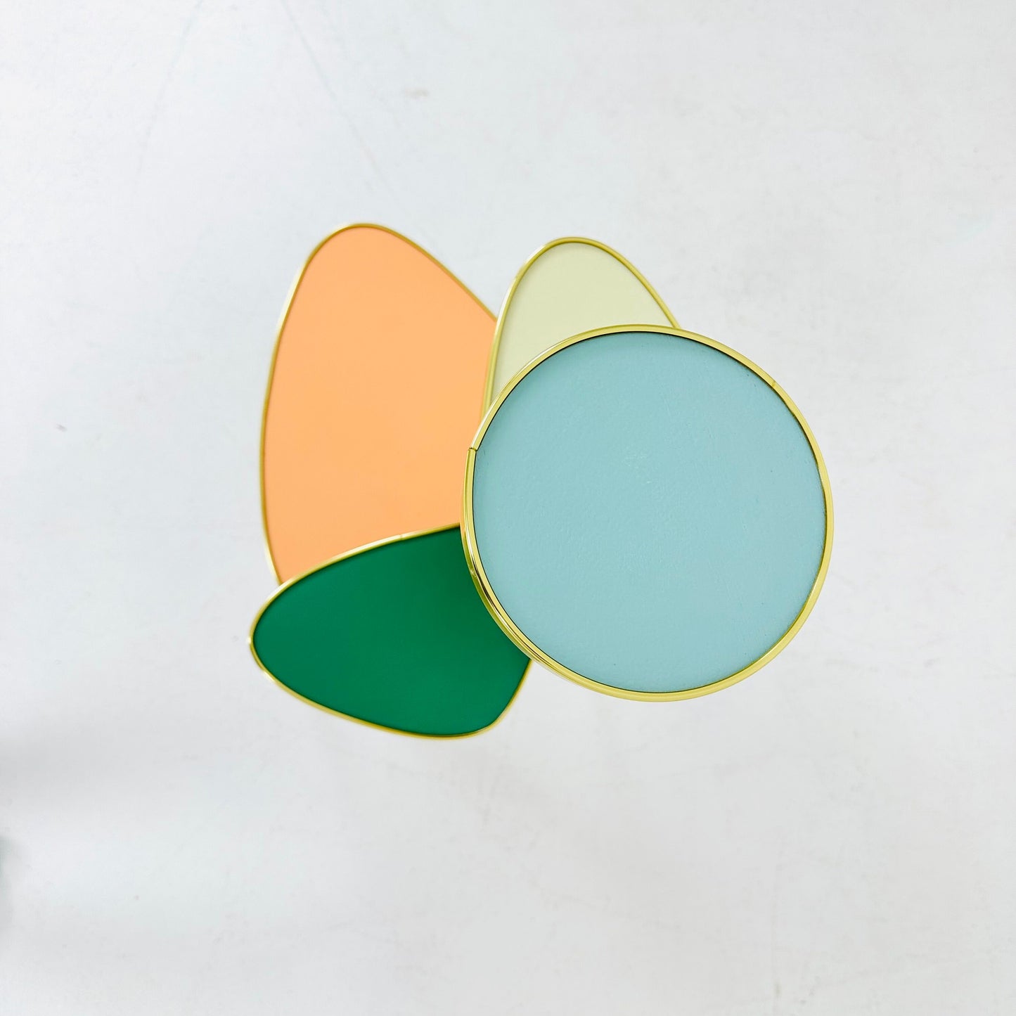 BIG German Plant Stand, Colorful Vintage Mid-Century Minimalist Indoor Plant Stand Side Table Retro flower table