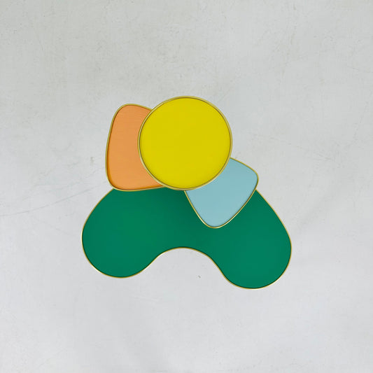 BIG German Plant Stand, Colorful Vintage Mid-Century Minimalist Indoor Plant Stand Side Table Retro flower table