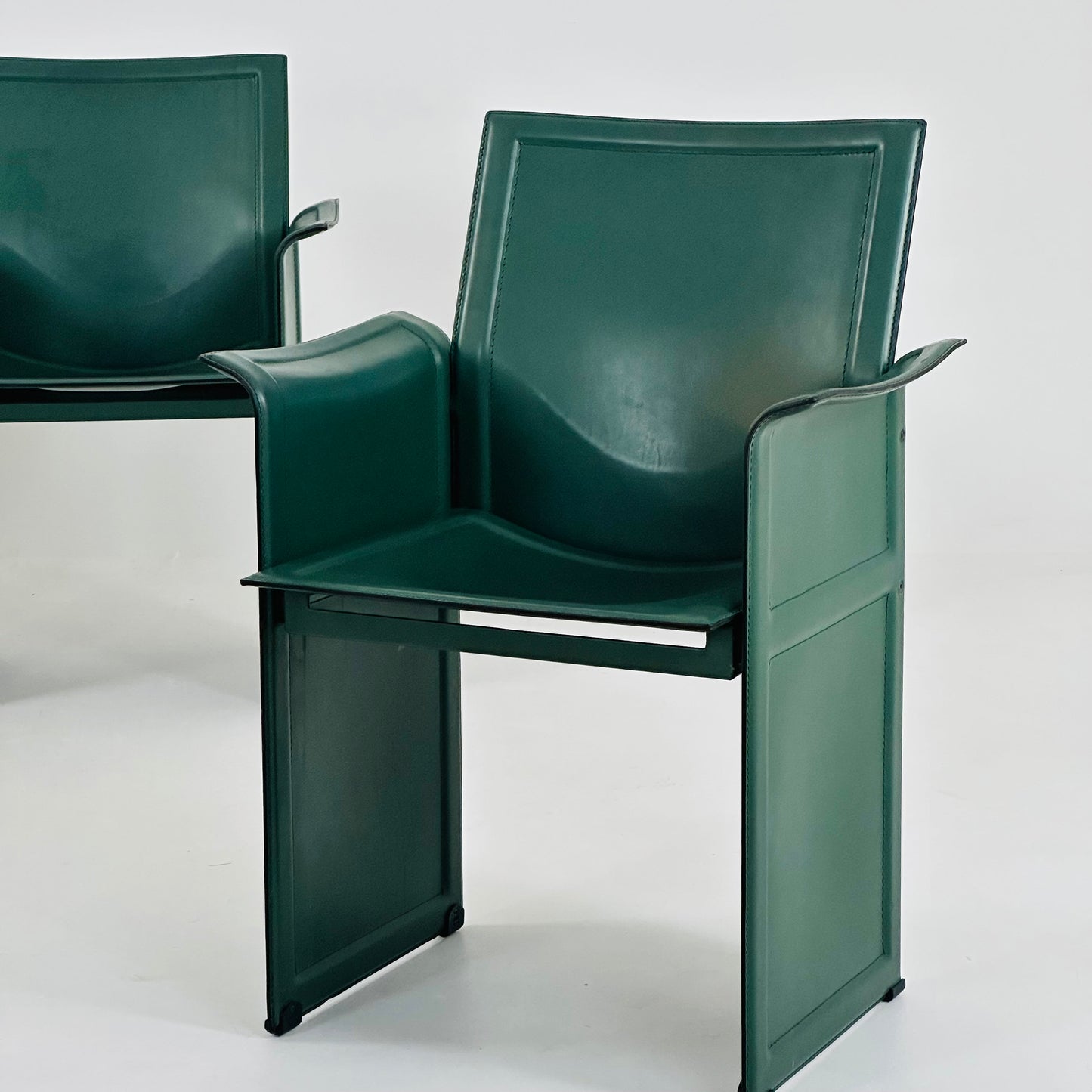 1 of 3 Italian Korium KM1 Chairs by Tito Agnoli for Matteo Grassi, 1970s