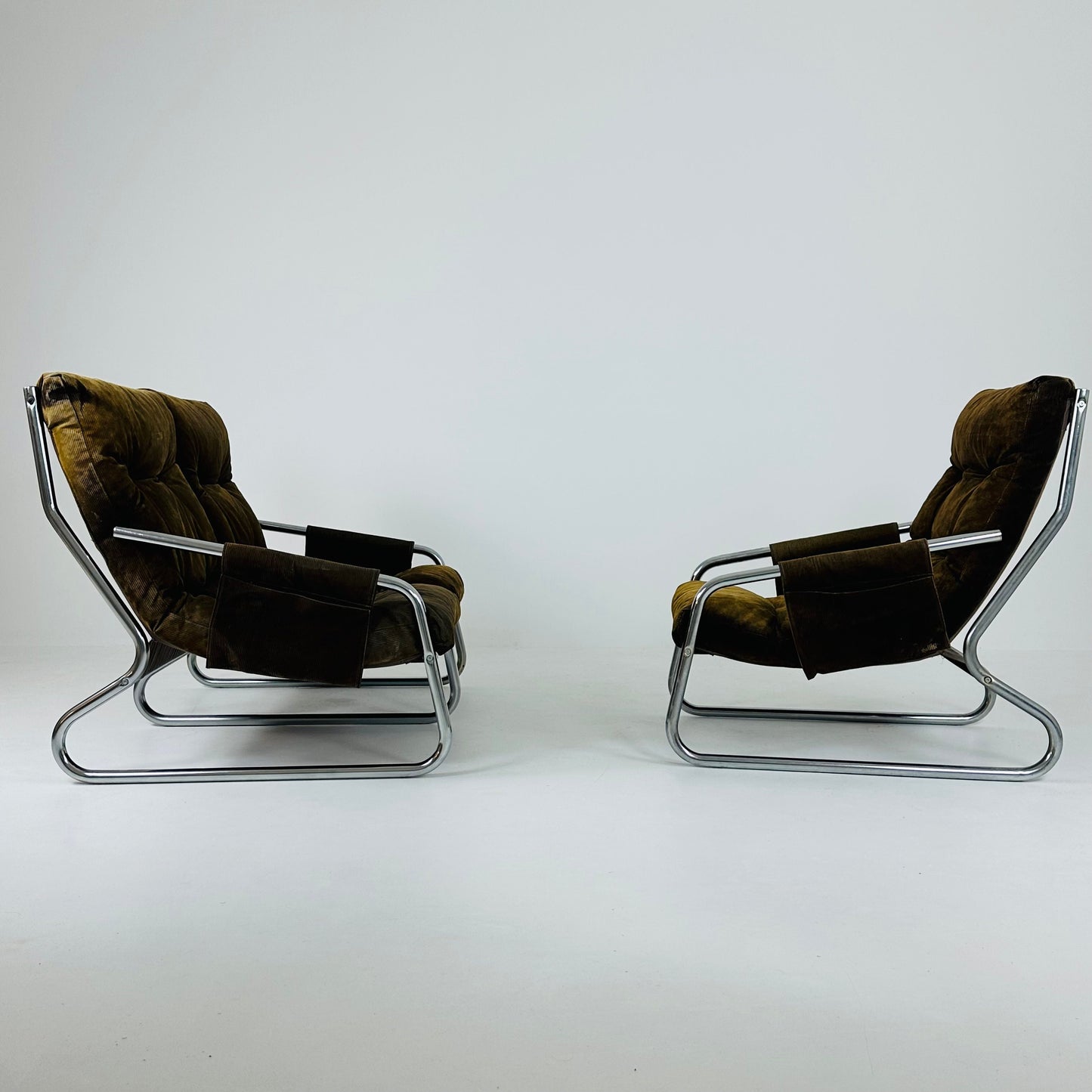 Mid century Armchair and sofa set By Gillis Lundgren Ikea Sweden 1970s