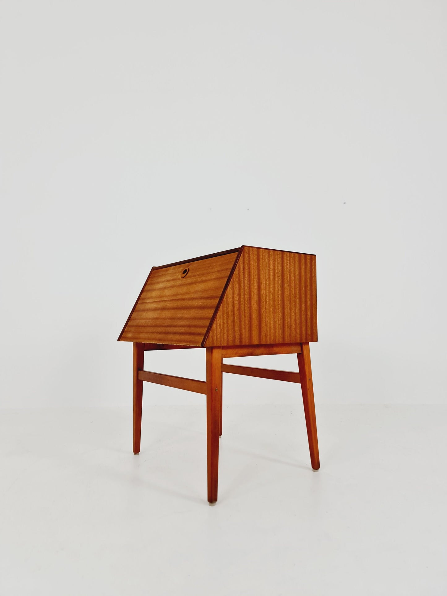 Mid century Swedish Mahagnoy Cutlery Cabinet without Cutlery Set by Stig Bolaget, Malmö, 1960s