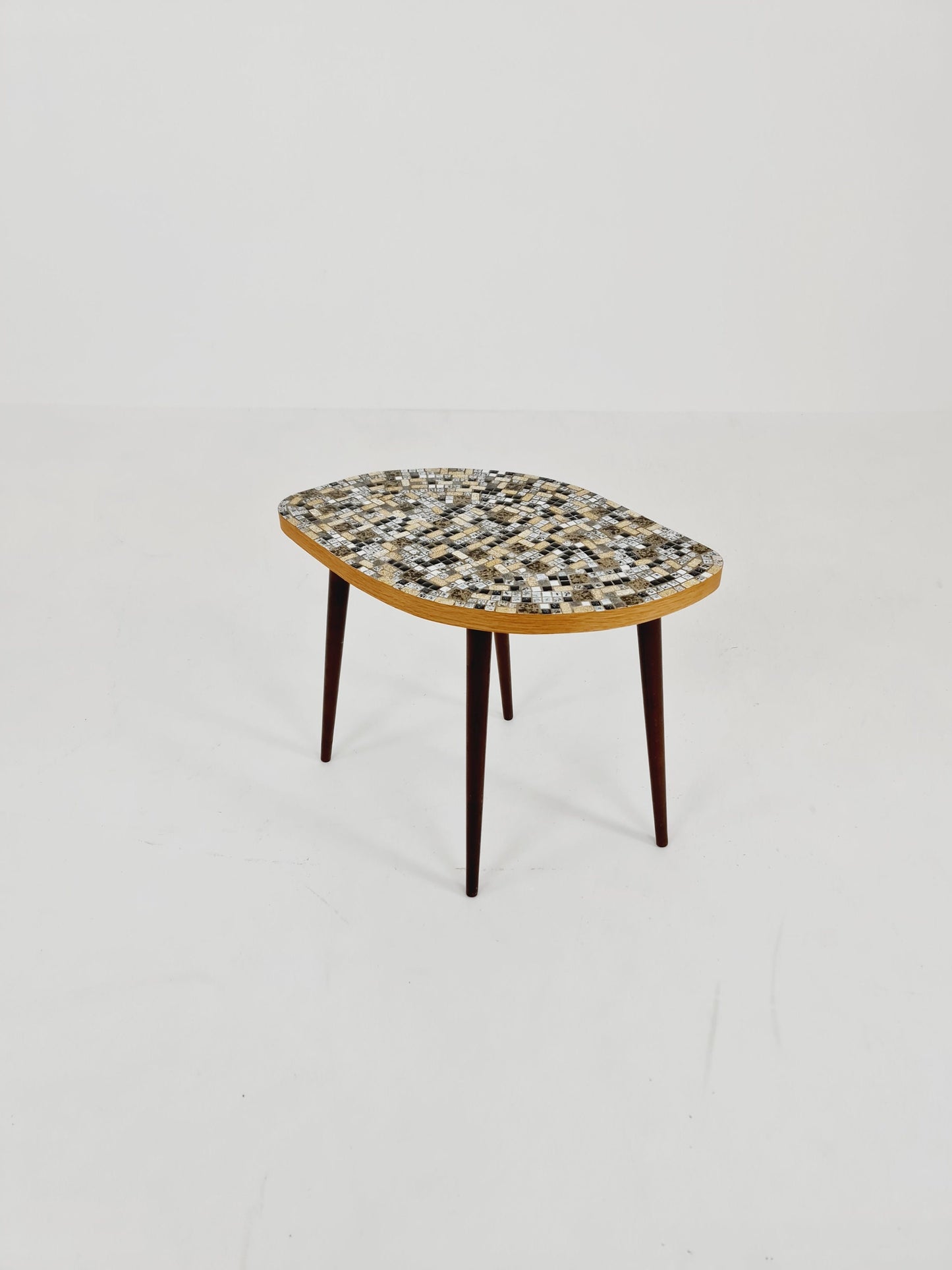 Rare Mosaic German vintage coffee table By Else Möbel, 1950s