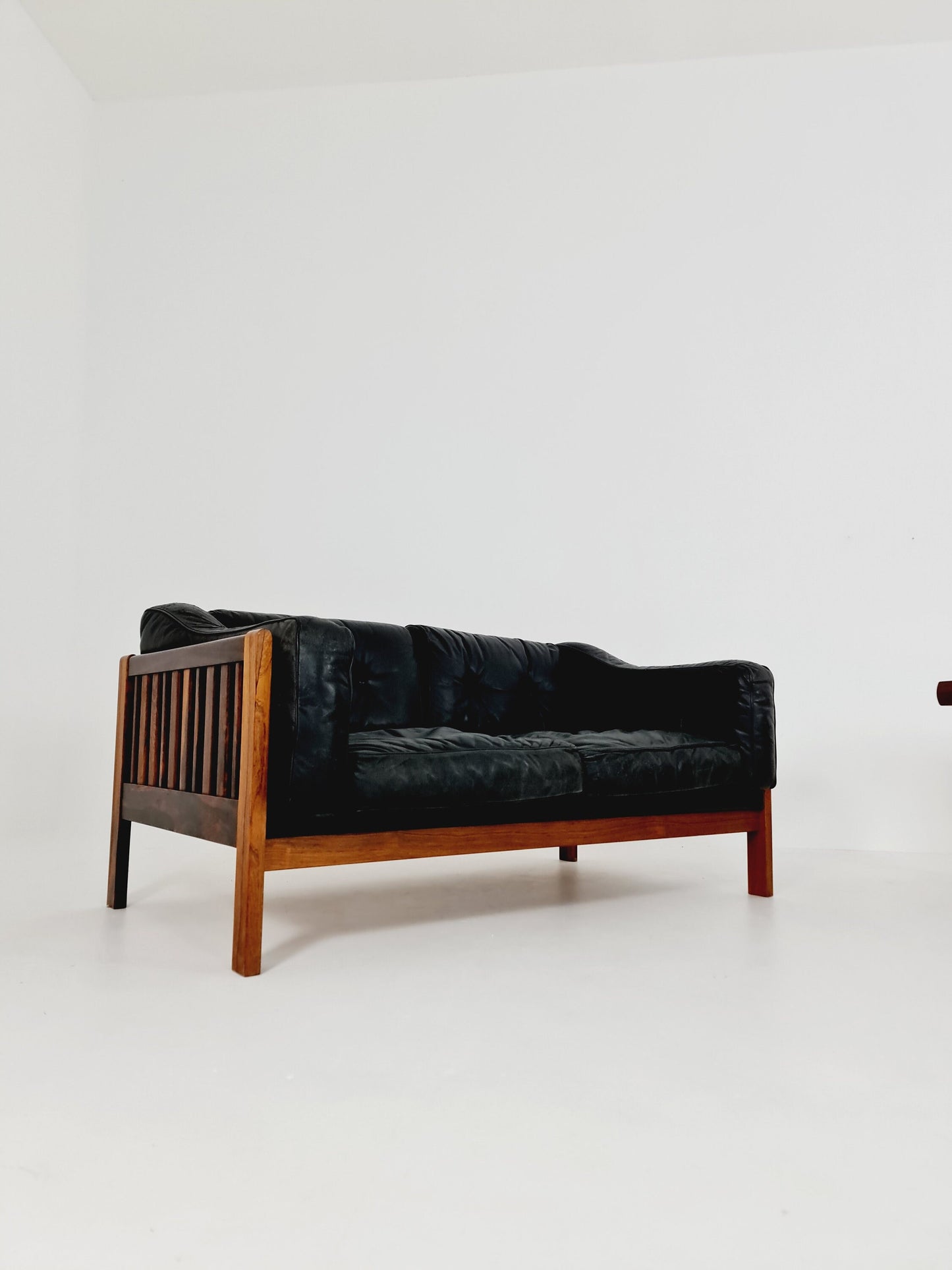 Mid Century Scandinavian Midcentury Rosewood lounge sofa ground 2, 3 & table by Ingvar Stockum "Monte Carlo", 1965