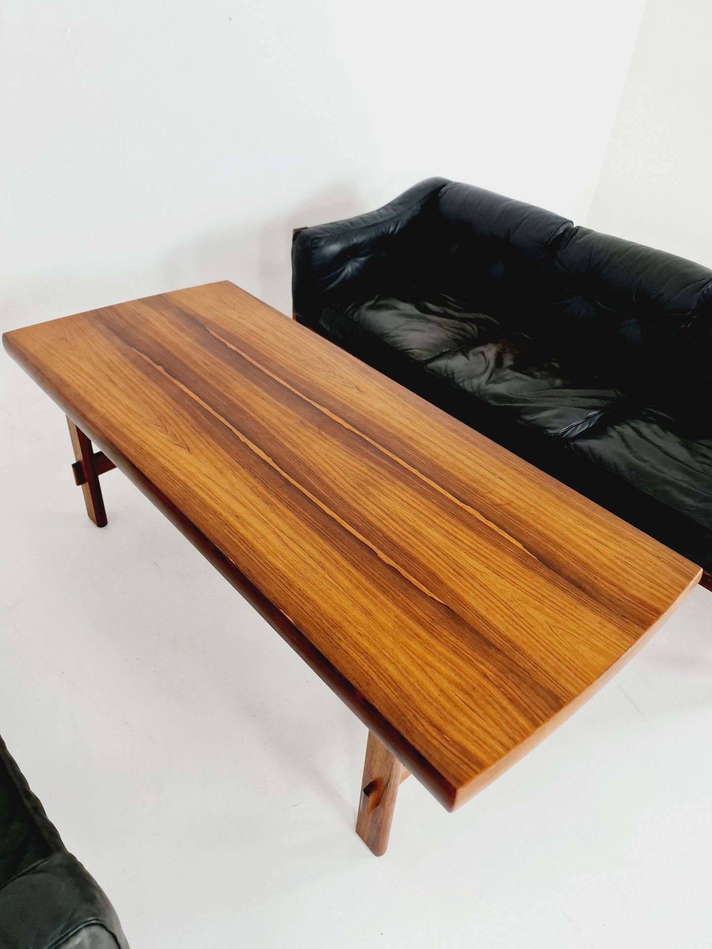 Mid Century Scandinavian Midcentury Rosewood lounge sofa ground 2, 3 & table by Ingvar Stockum "Monte Carlo", 1965