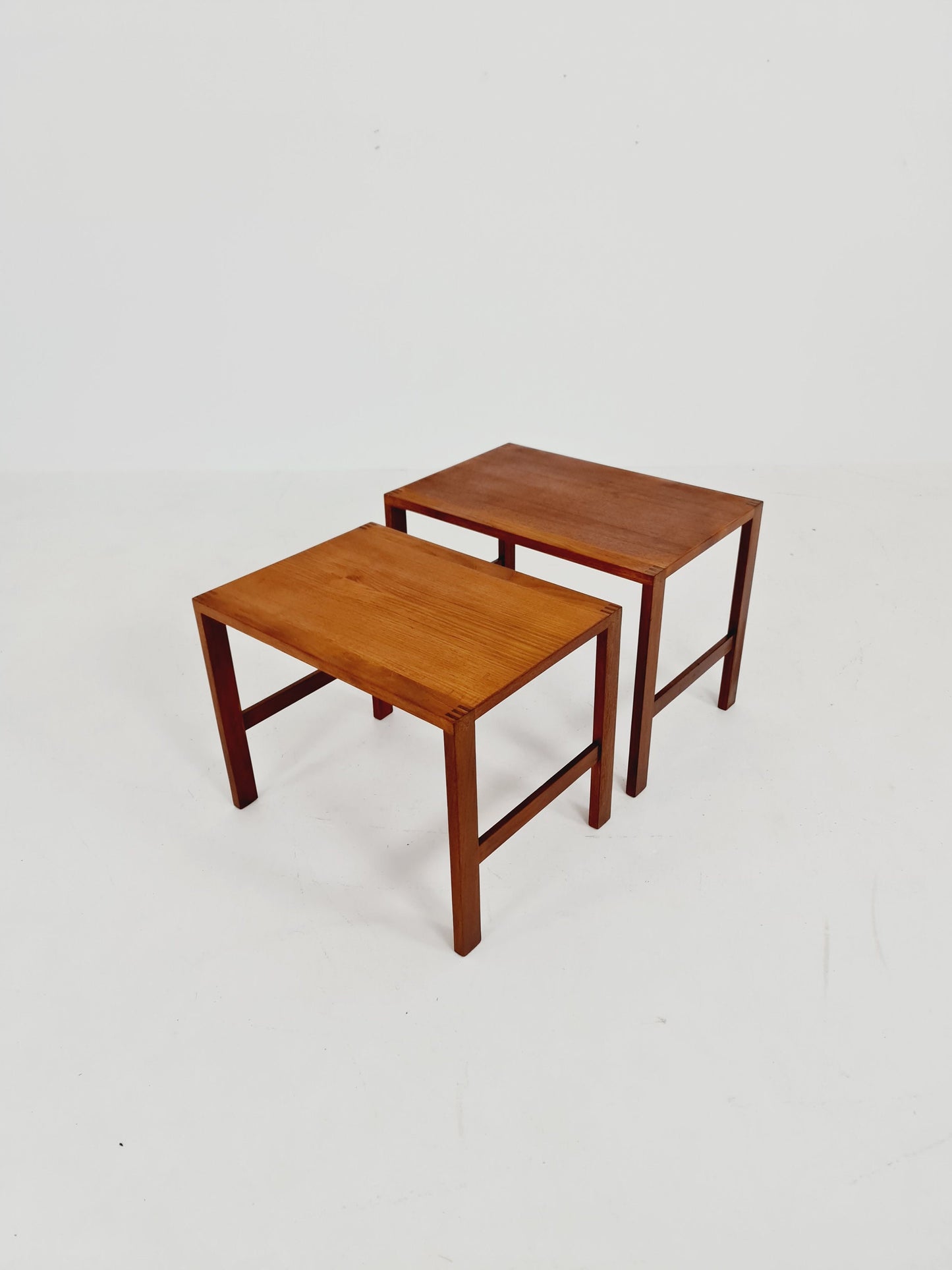 Midcentury Danish teak nesting tables/ side tables by Salin Möbler, 1960s