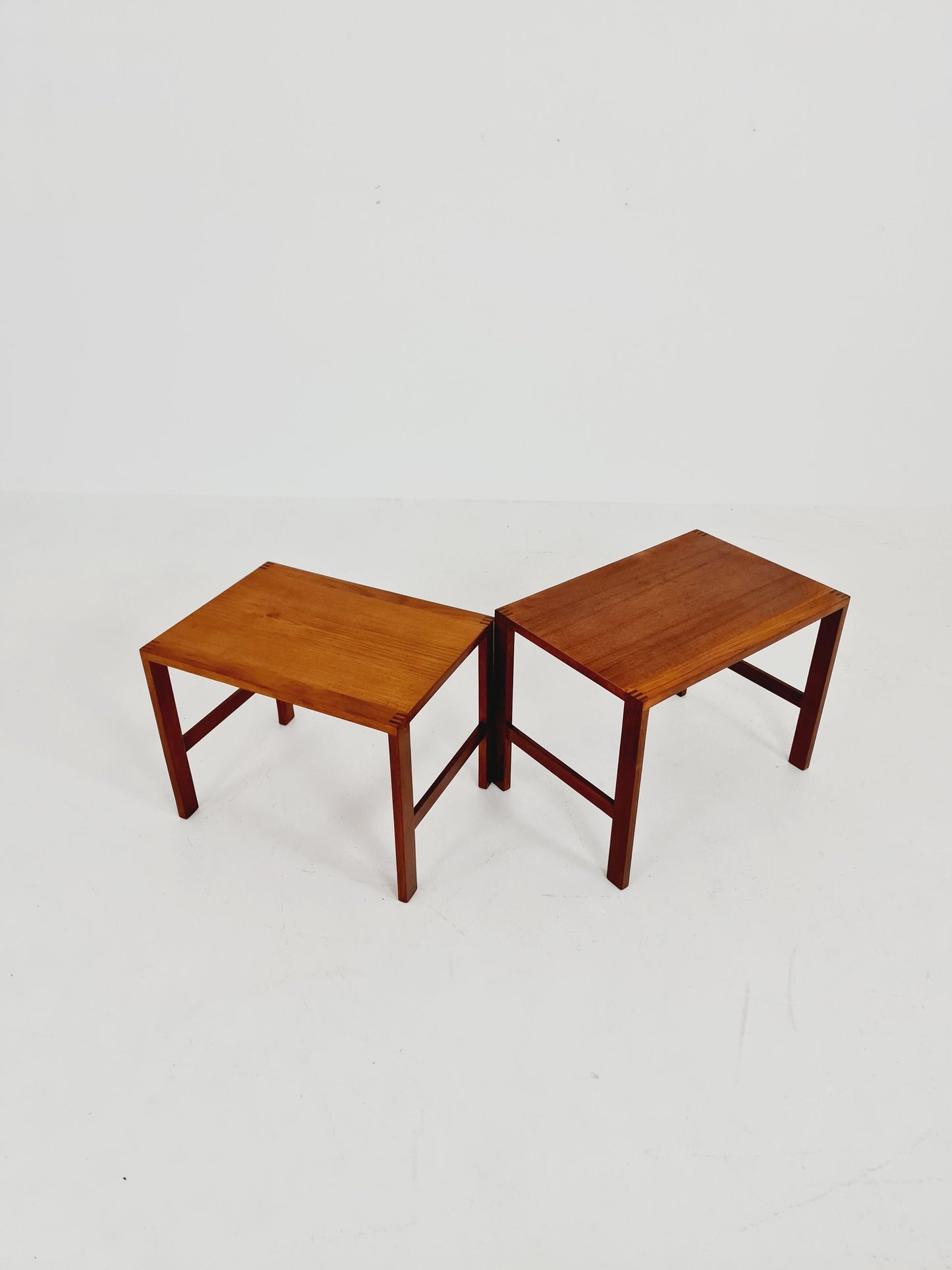 Midcentury Danish teak nesting tables/ side tables by Salin Möbler, 1960s