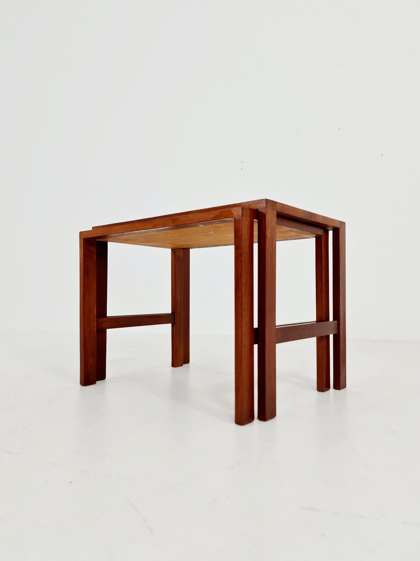 Midcentury Danish teak nesting tables/ side tables by Salin Möbler, 1960s