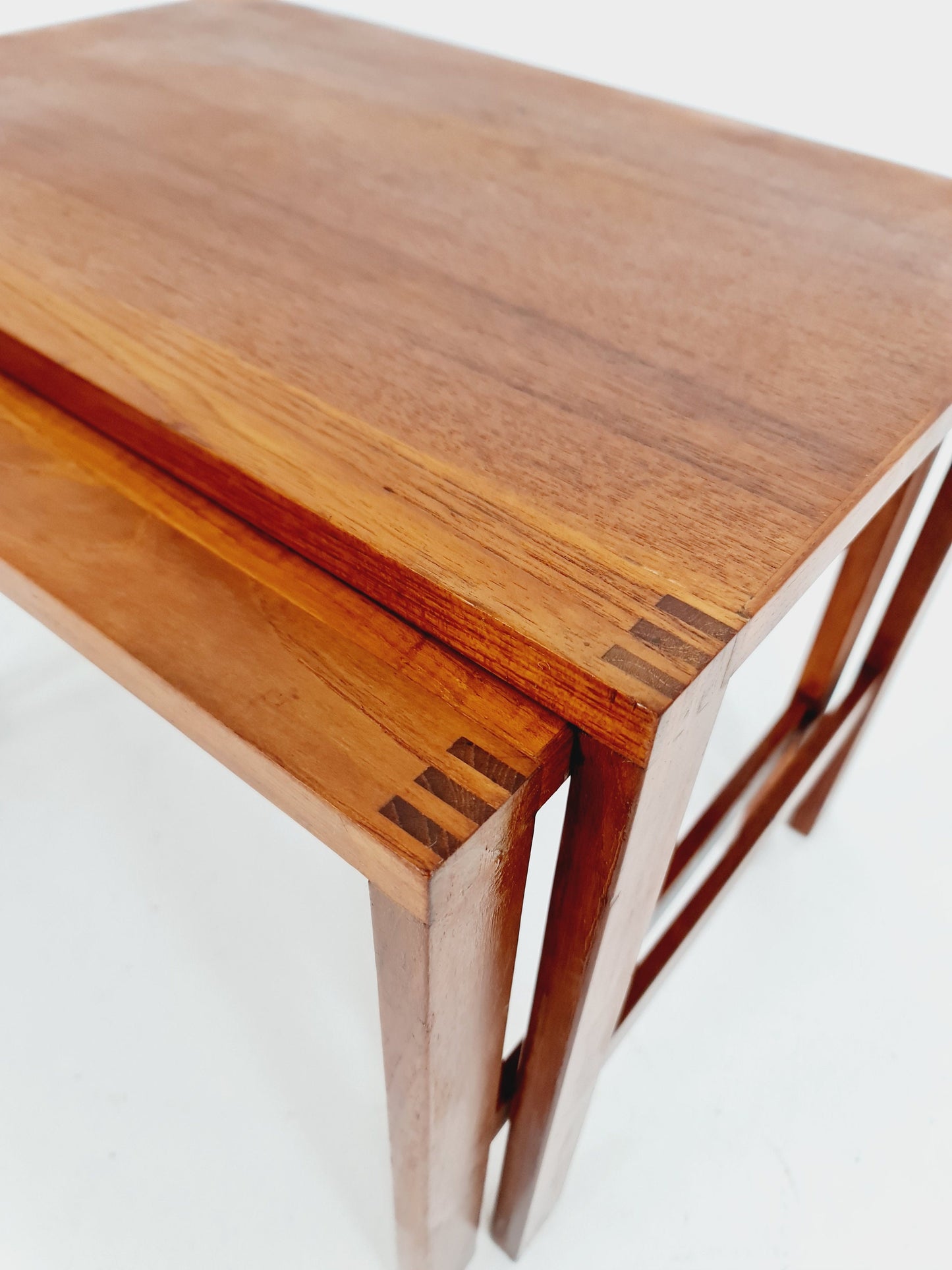 Midcentury Danish teak nesting tables/ side tables by Salin Möbler, 1960s