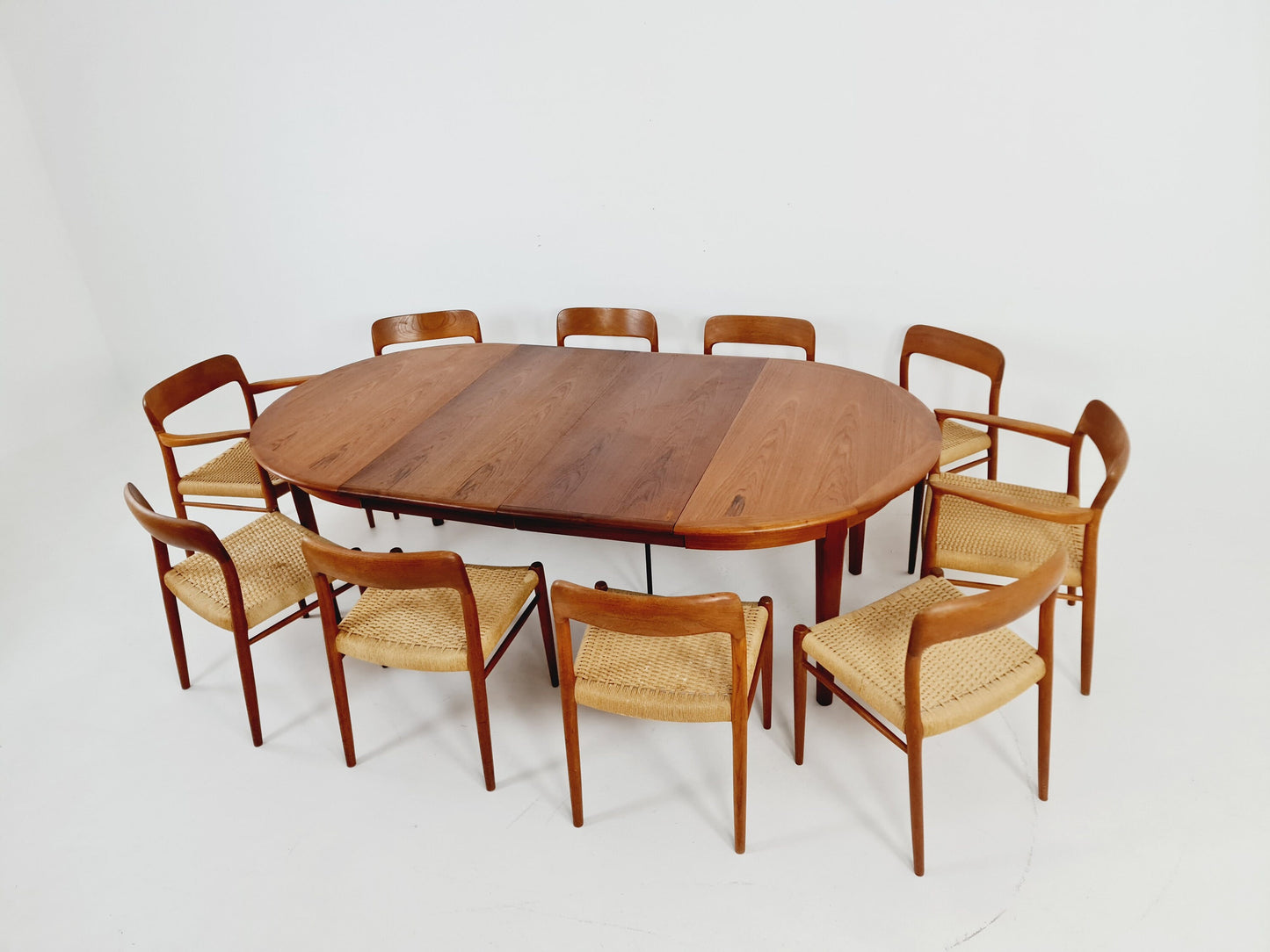 Danish Modern Falster Teak Expandable Dining Table, 1960s